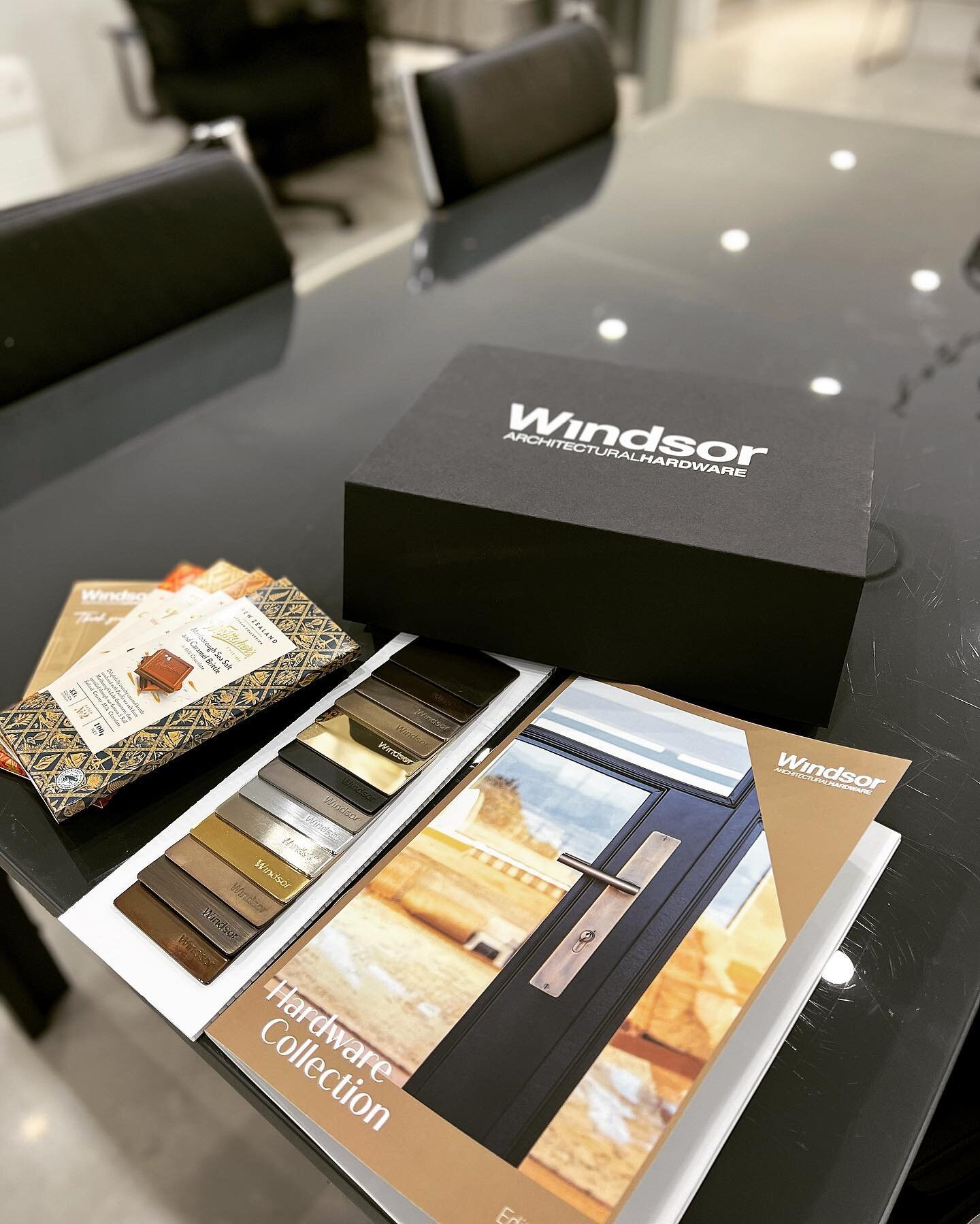 We love expanding our product specifications library&hellip;especially when we receive PR packages that include Whittakers chocolate. 🤤🇳🇿🍫 Thank you @windsorhardware 👌