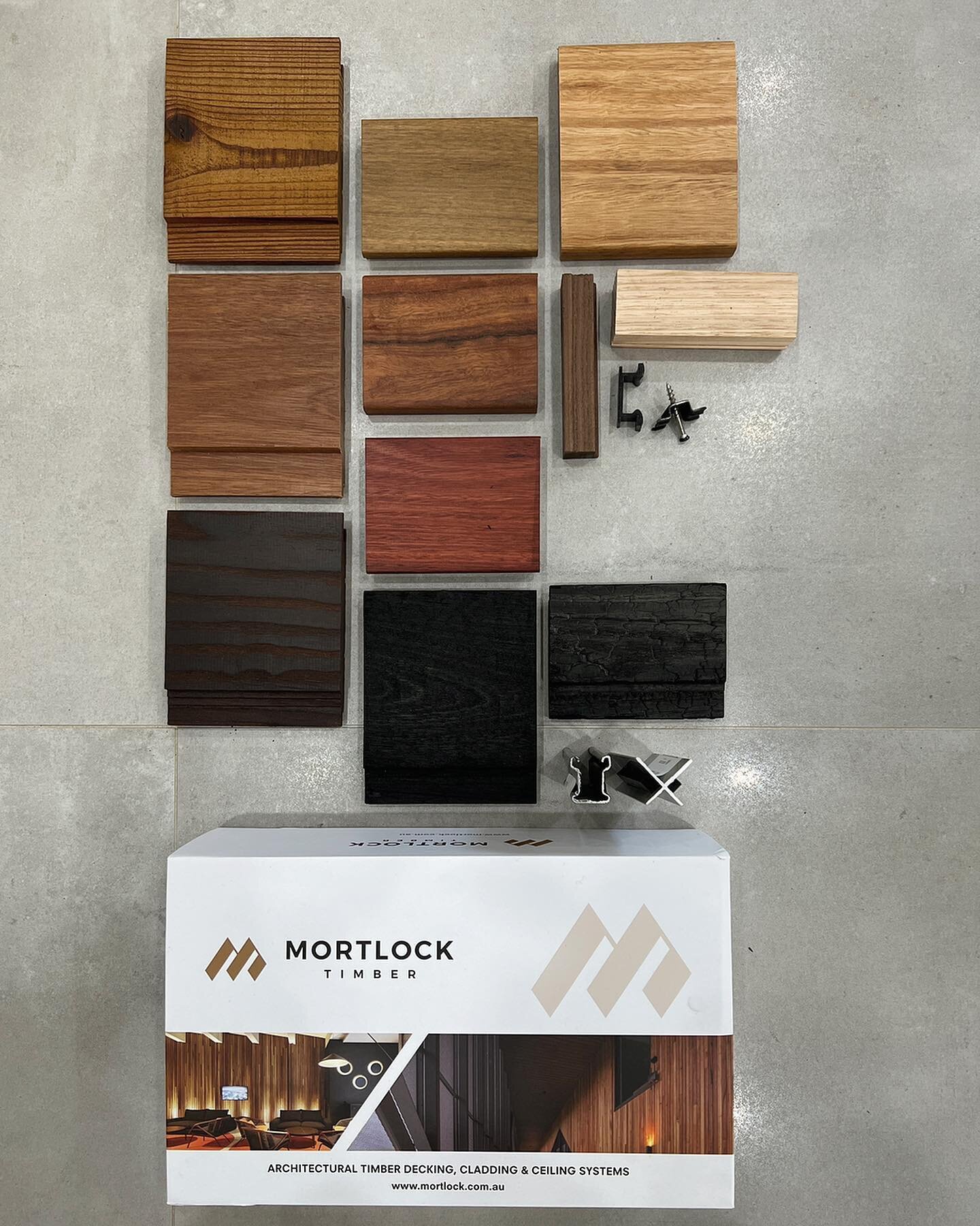 Thank you @mortlocktimber for the samples for an exciting upcoming project. 🪵 #mortlocktimber