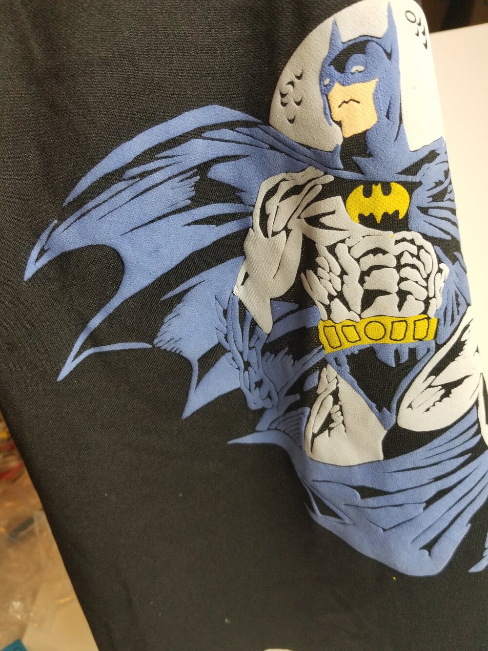 Rare batman luchador mask and cape with raised graphic — JtsHeroeShop