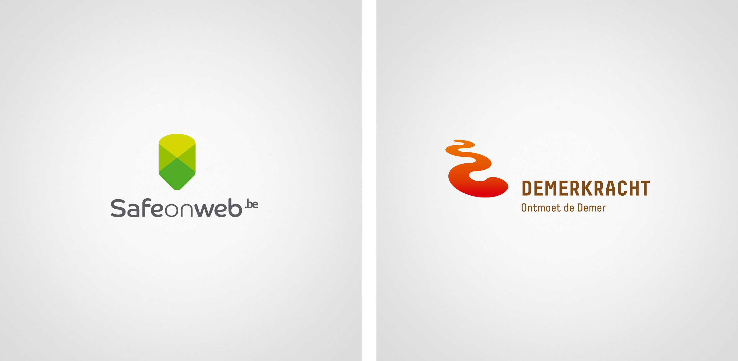 Logo design voor safeonweb en Demerkracht