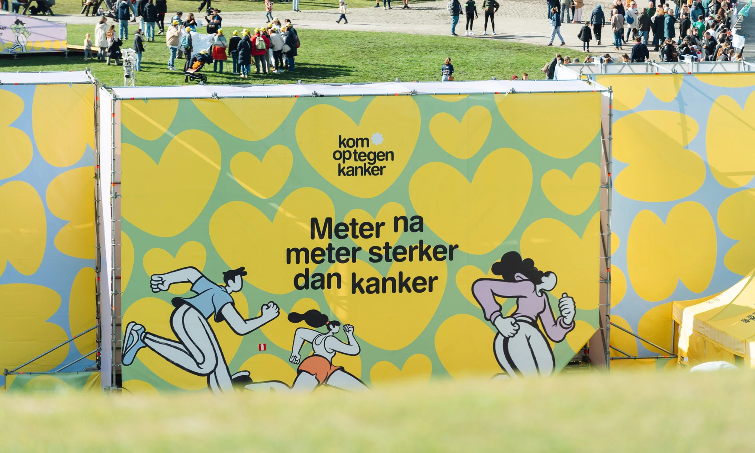 Branding Meter na meter sterker dan kanker