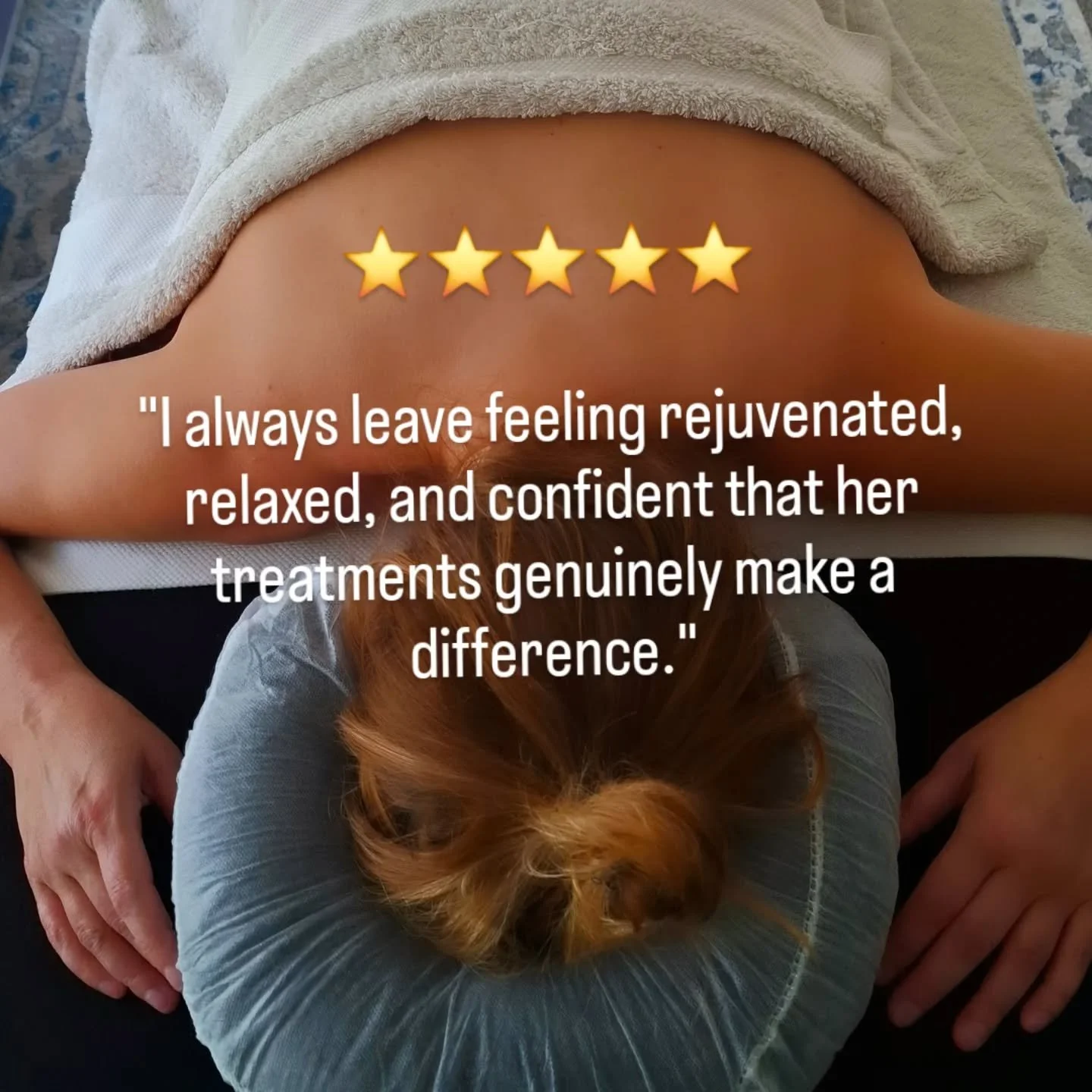 Kind words from clients...

From a recent 5 star google review.

If you want to feel rejuvenated, relaxed and confident that your next massage will genuinely make a difference, you know who to message! 

lumierehealing.com 

#melbournemassage #mobile