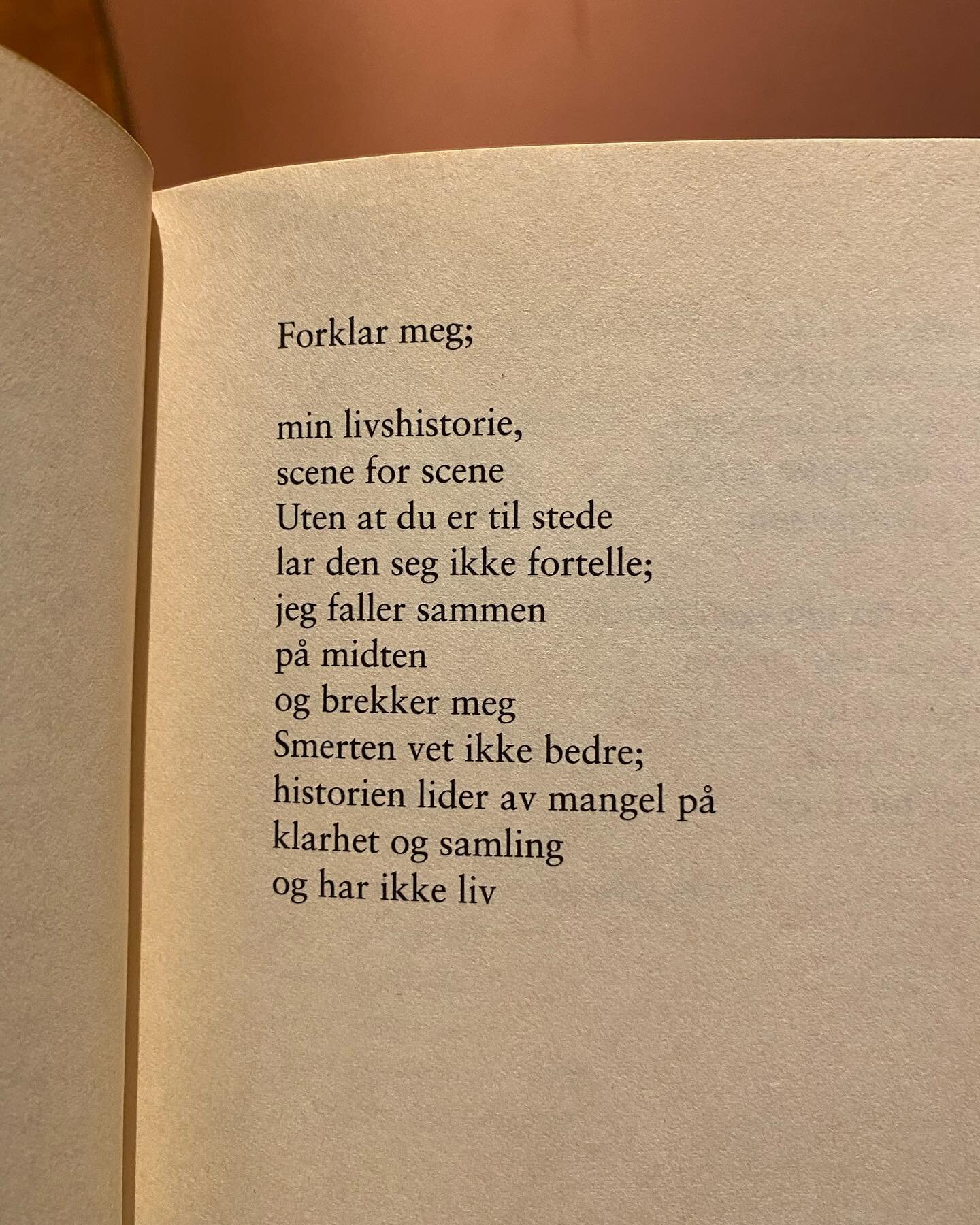 Ord som strekker seg ut av boken. Fra &laquo;Det har ingenting med kj&aelig;rlighet &aring; gj&oslash;re&raquo; (1998) av Cathrine Gr&oslash;ndahl. 🌌