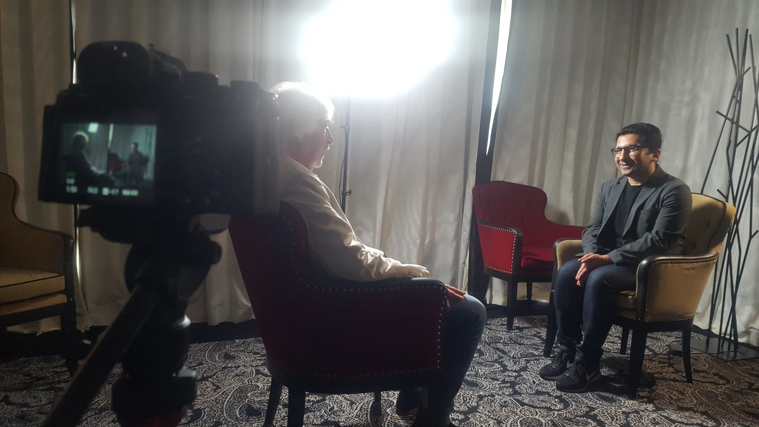 ITWs in Paris for documentary about Mehdi Bushehri, Orson Welles' last producer