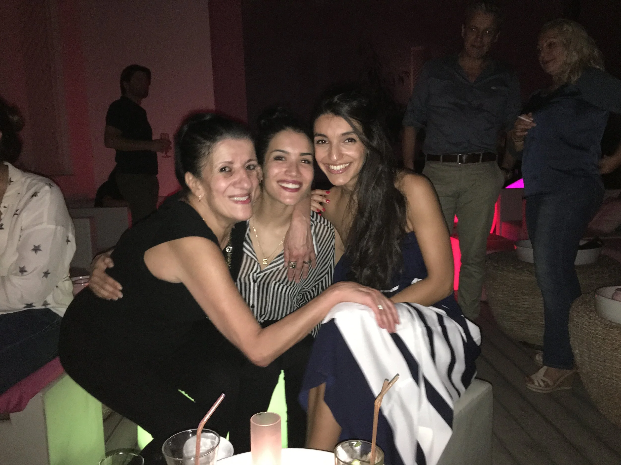 With comedian Biyouna and actress Sabrina Ouazani