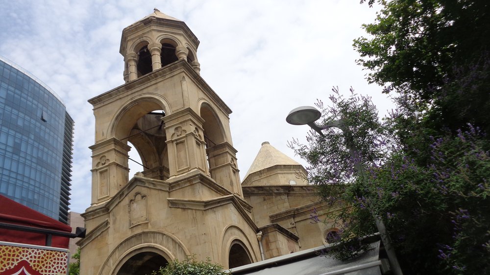 DSC00785 La chiesa armena Saint Gregory the Illuminator Church in Fountains Square Baku.JPG