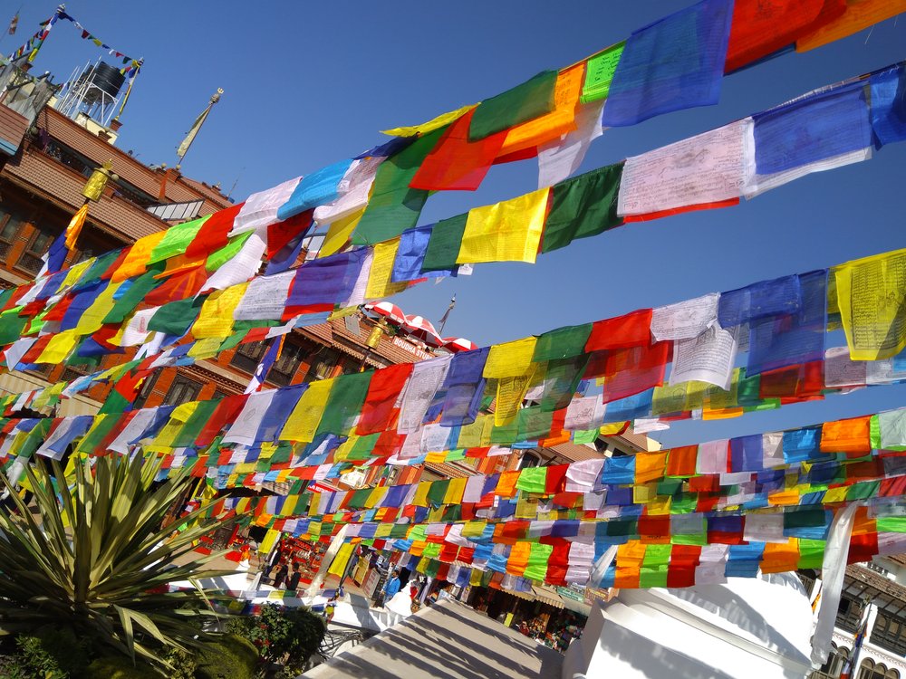 IMG_20171209_113152 Bandiere tibetane al The Great Boudha Stupa, Kathmandu.jpg