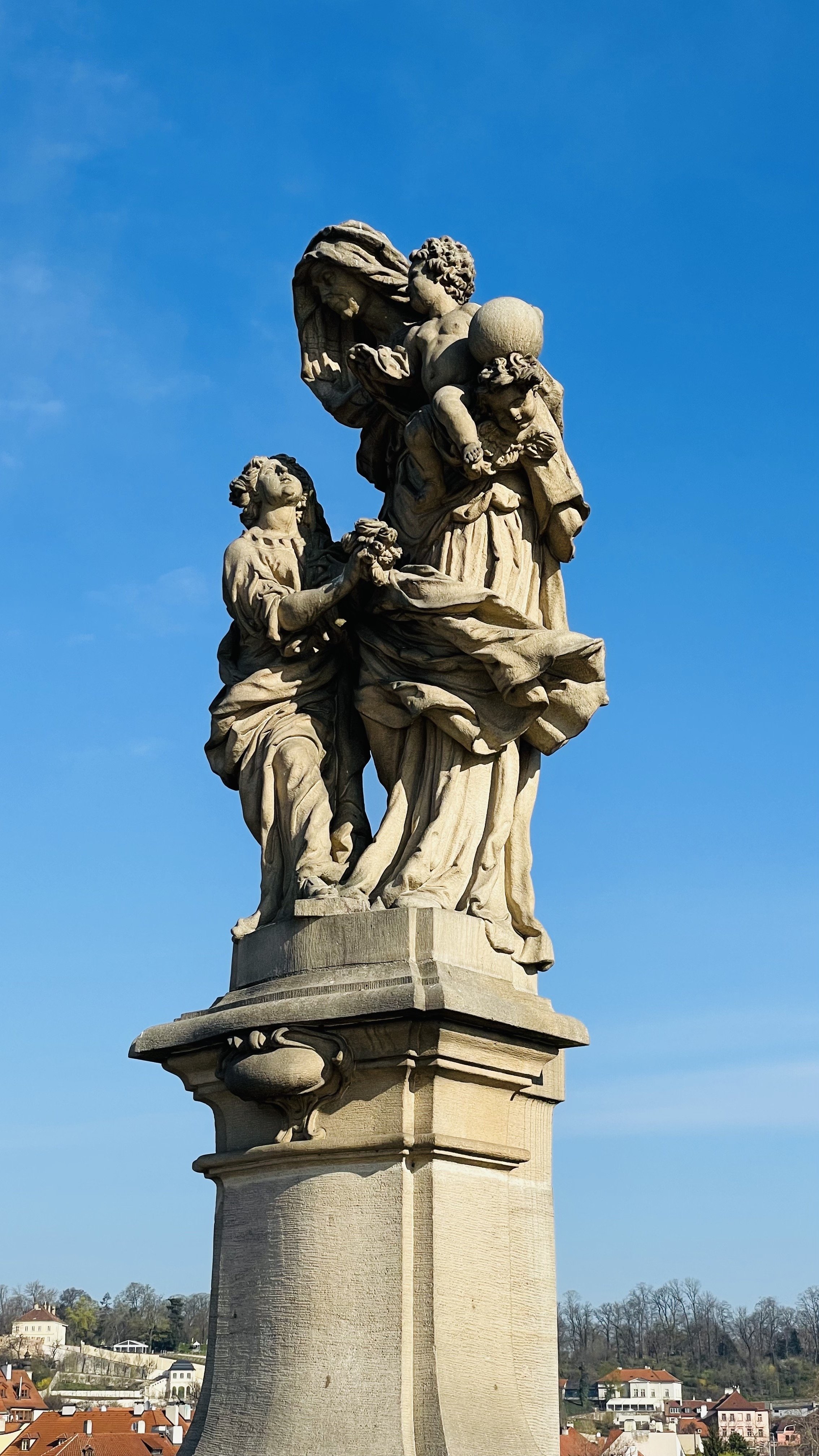 Statue of St. Anne in Charles Bridge