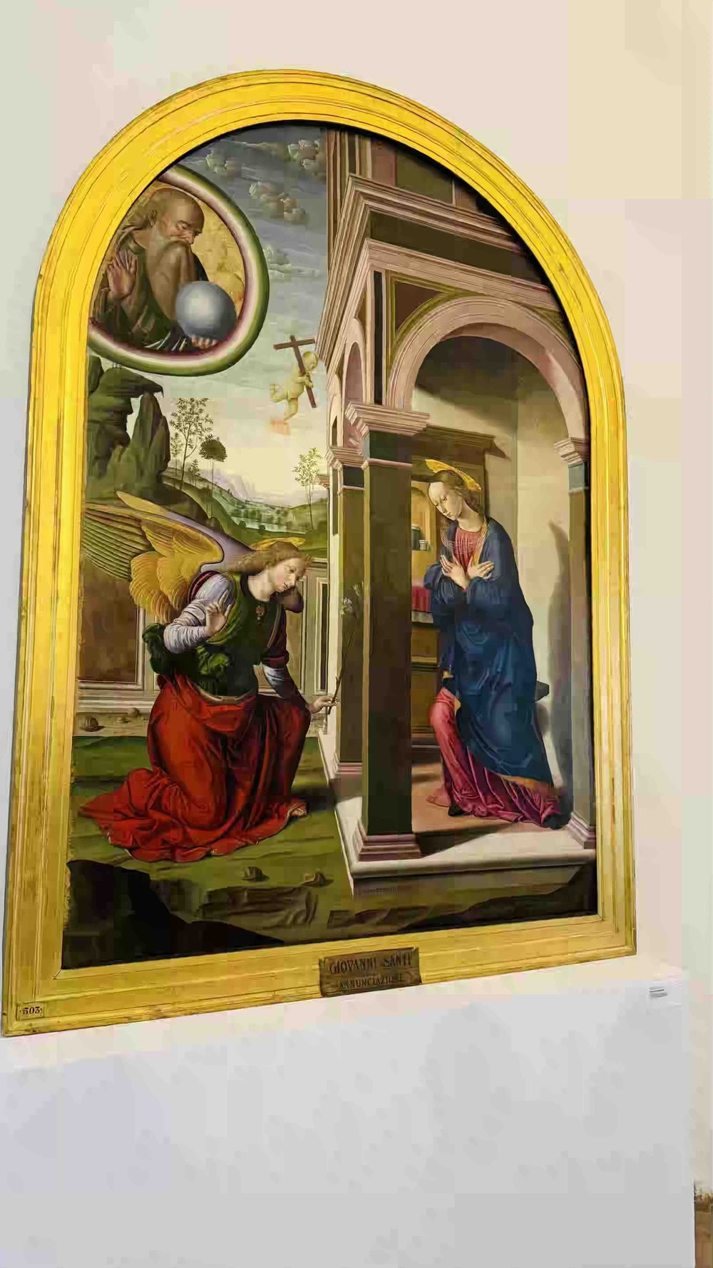 133 Giovanni Santi, Annunciazione.jpeg