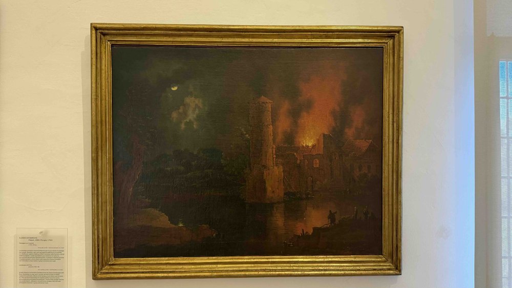 203 Alessio De Marchis, Paesaggio con incendio, 1725-49 са..jpeg