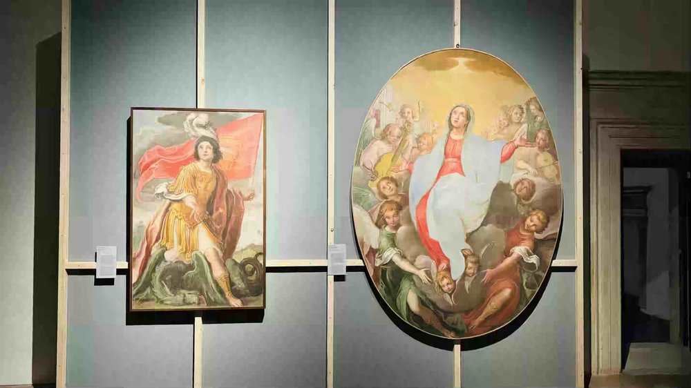 Girolamo Cialdieri, San Crescentino e Girolamo Cialdieri, Madonna Assunta tra angeli (Copia)