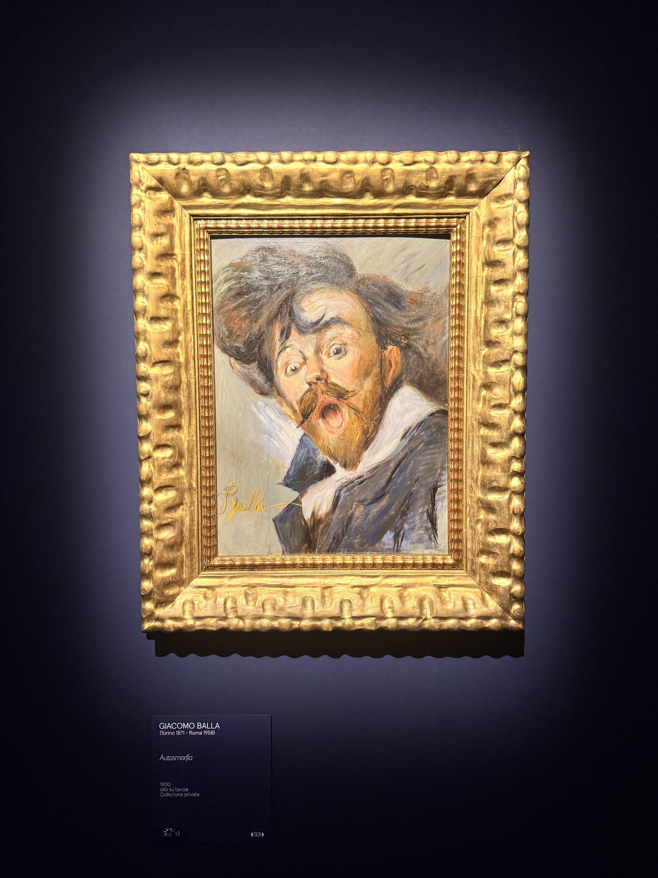 Giacomo Balla, Autosmorfia