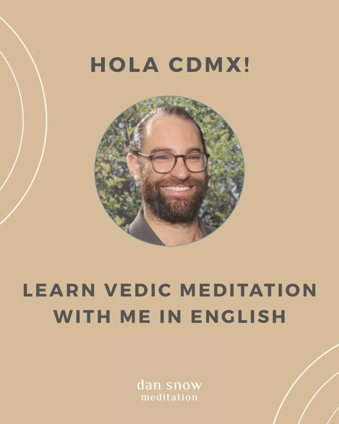 Mexico City&hellip; I&rsquo;m here. 🇲🇽⁣
⁣
Over the coming months I&rsquo;ll be offering Vedic Meditation courses in English, in Polanco (private courses also available), for anyone wanting to learn a simple, effortless meditation technique that fit