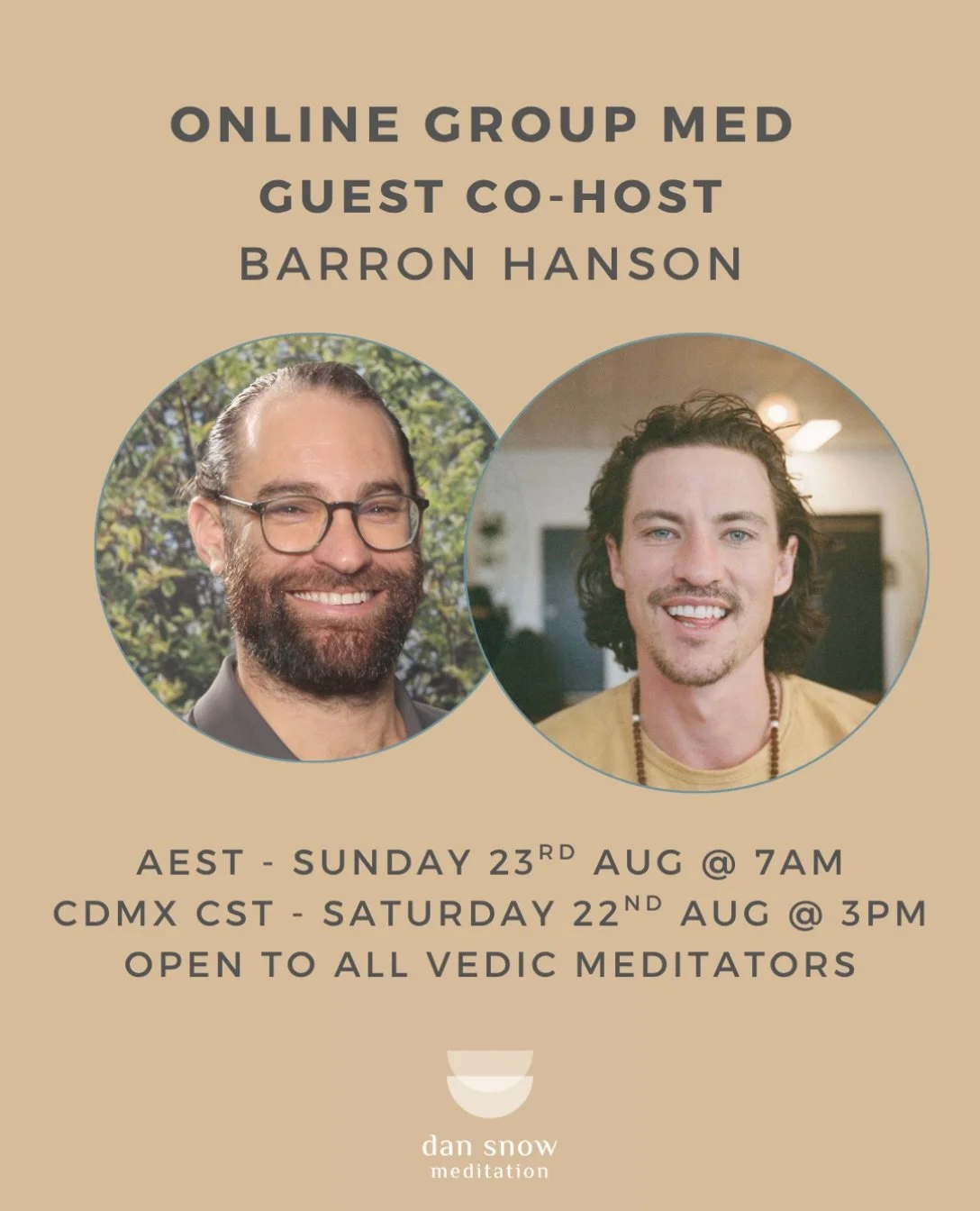 HERE in Nowra is coming up this October, and this weekend we&rsquo;re going to dive a little deeper into what it&rsquo;s all about.⁣
⁣
I&rsquo;ll be joined by Barron at my group meditation to talk about HERE, the month-long celebration of Vedic wisdo