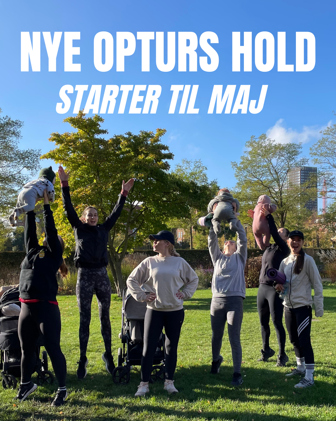 ÅBENT FOR TILMELDING /// NYE OPTURS HOLD STARTER TIL MAJ, YAY!