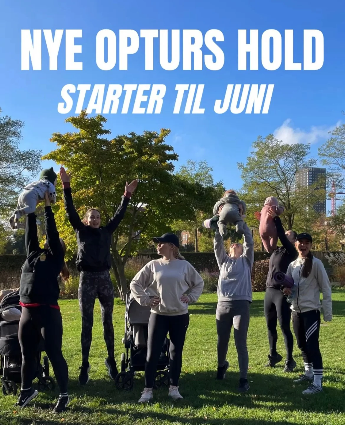 ÅBENT FOR TILMELDING /// NYE OPTURS HOLD STARTER TIL JUNI, YAY! 