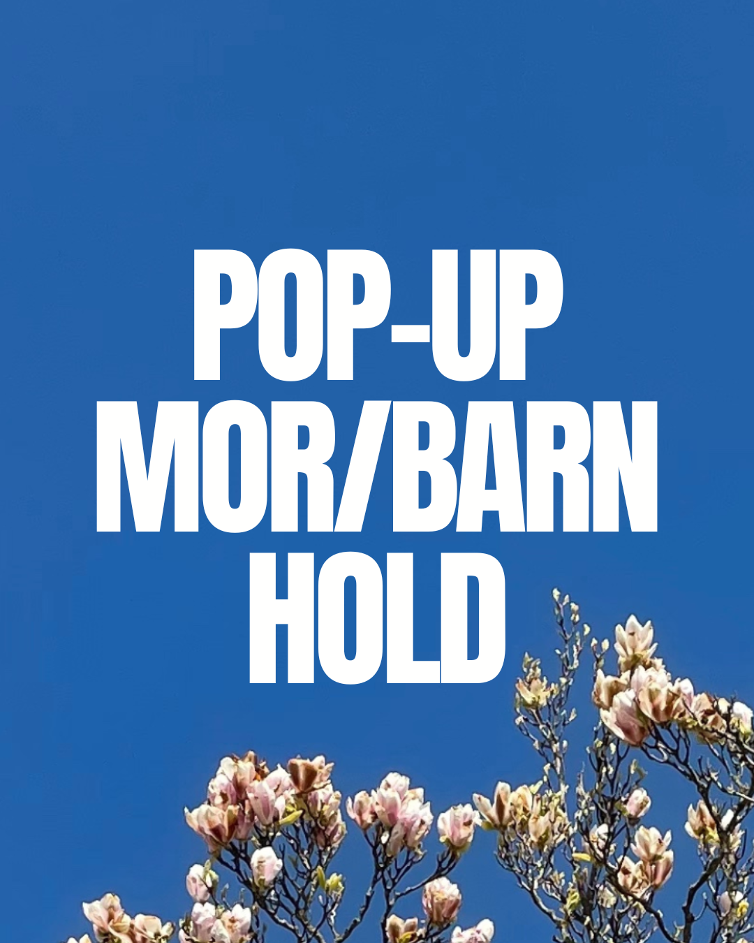 NYHED! POP-UP MOR/BARN HOLD I UGE 11