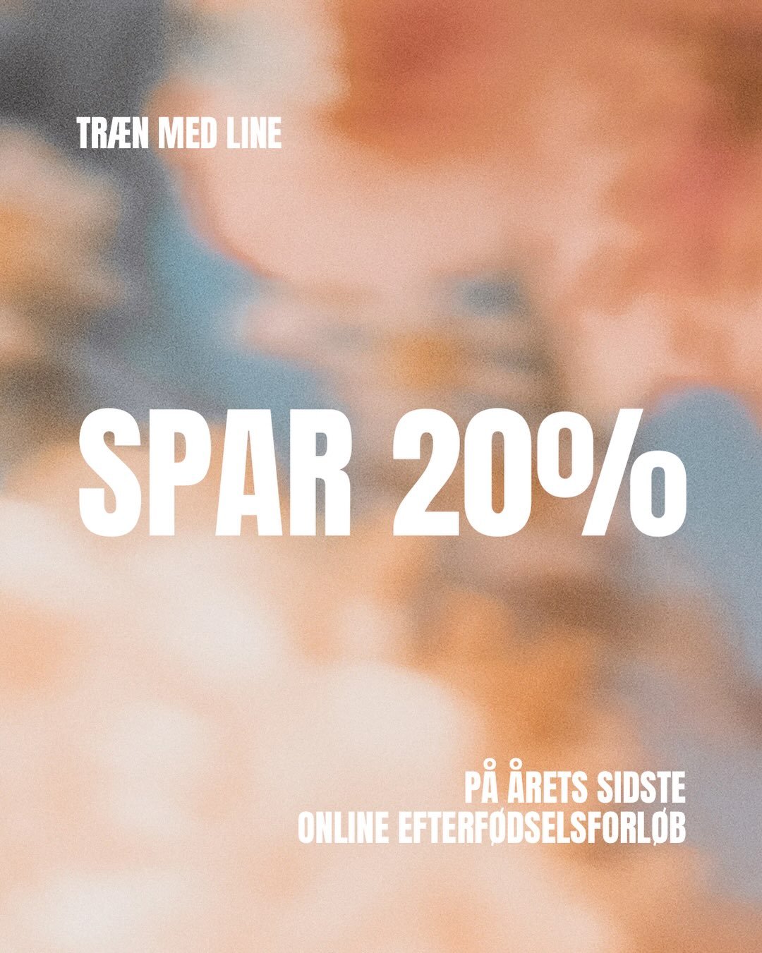 Til november starter &aring;rets sidste Online Efterf&oslash;dselsforl&oslash;b, og det fejrer vi en ekstra tidlig julegave i &aring;r - du kan nemlig spare 20% p&aring; Online Efterf&oslash;dselsforl&oslash;b med opstart november 2026.

Hop ind p&ar