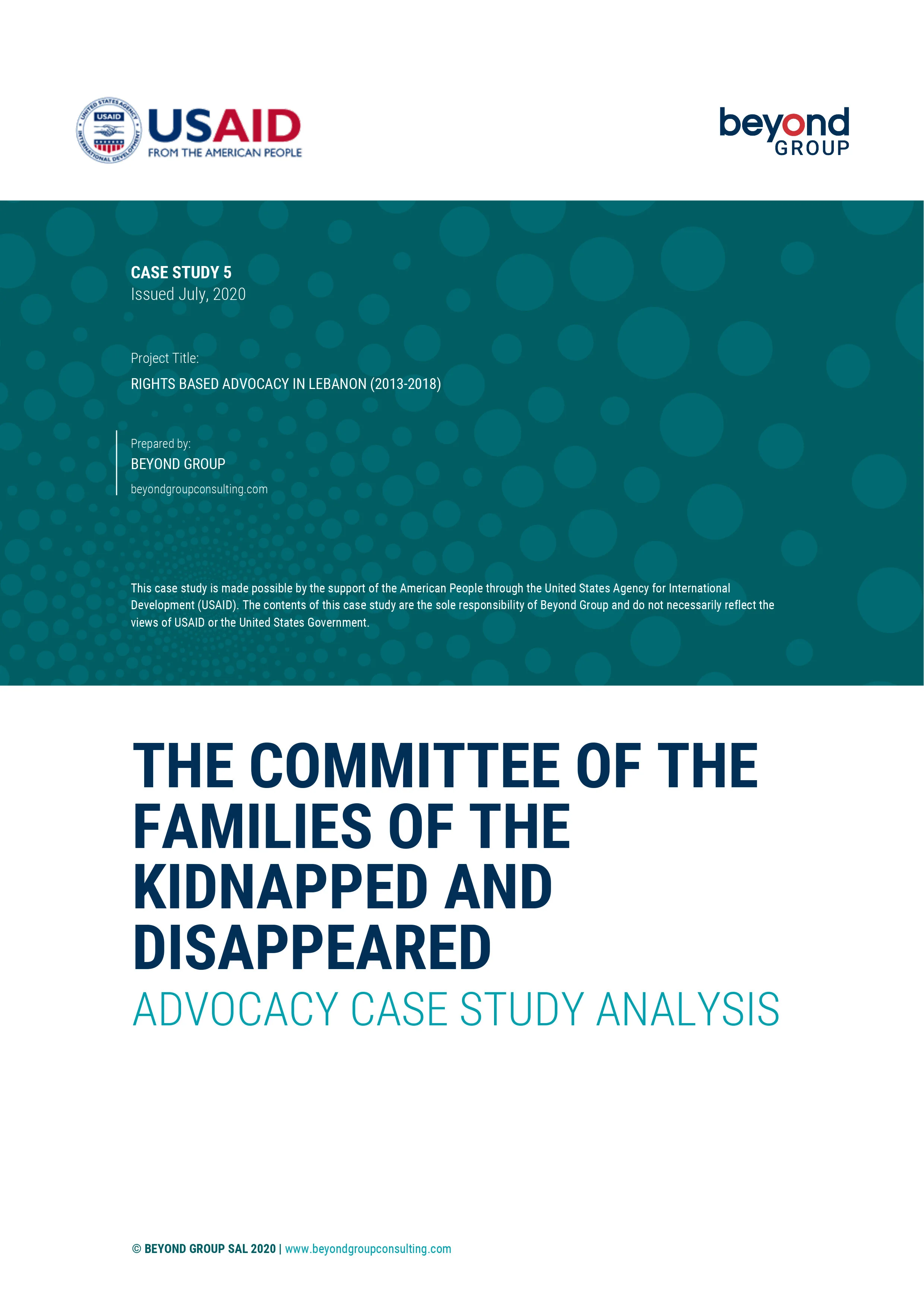 The Committee Of The Families Of The Kidnapped And Disappeared