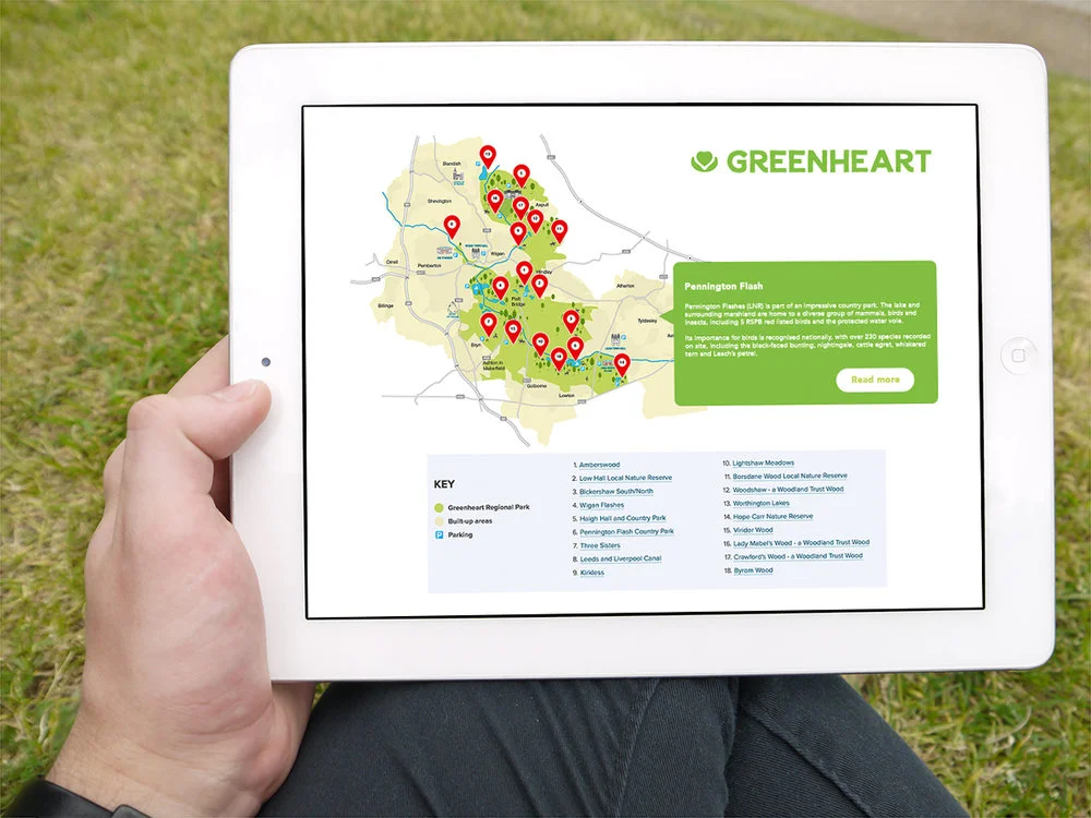 Interactive Map packed full of info on local places to explore.