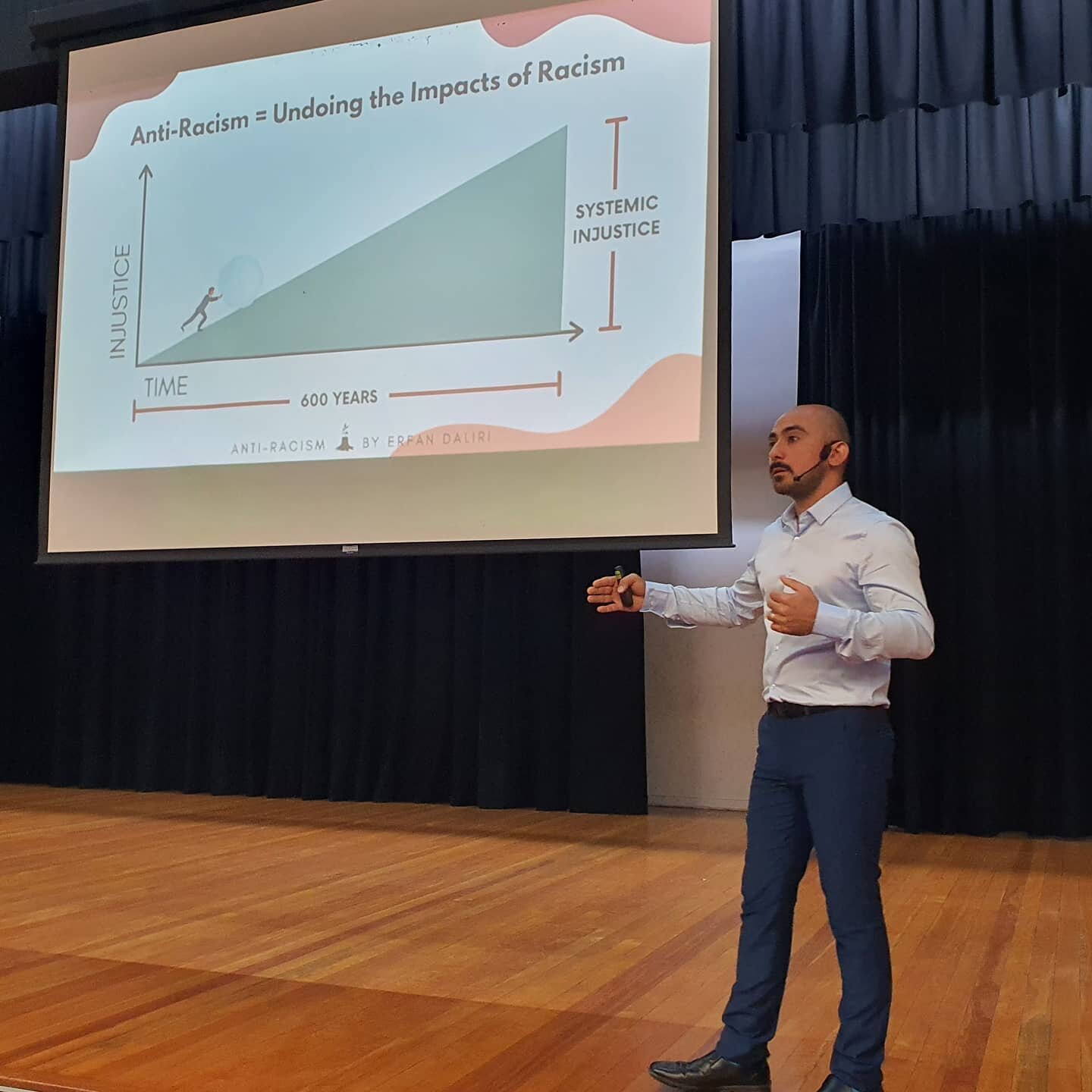 Got teased, tortured and traumatised as a student in the QLD education system here in Australia and then went back as an adult to run AntiRacism Professional Development Training for over 150 staff last week in preparation for the year ahead. That's 