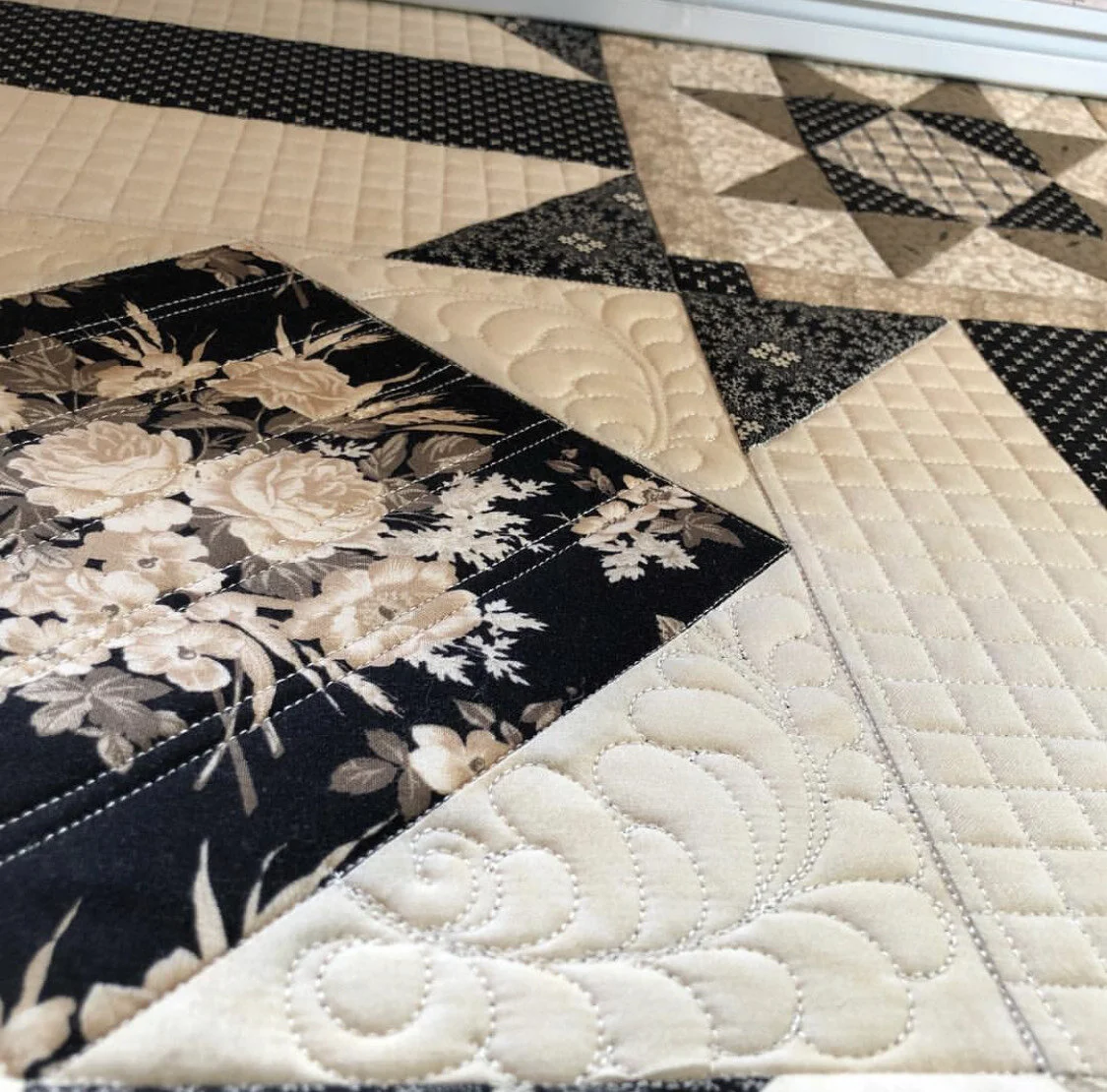 Custom Free Motion Quilt