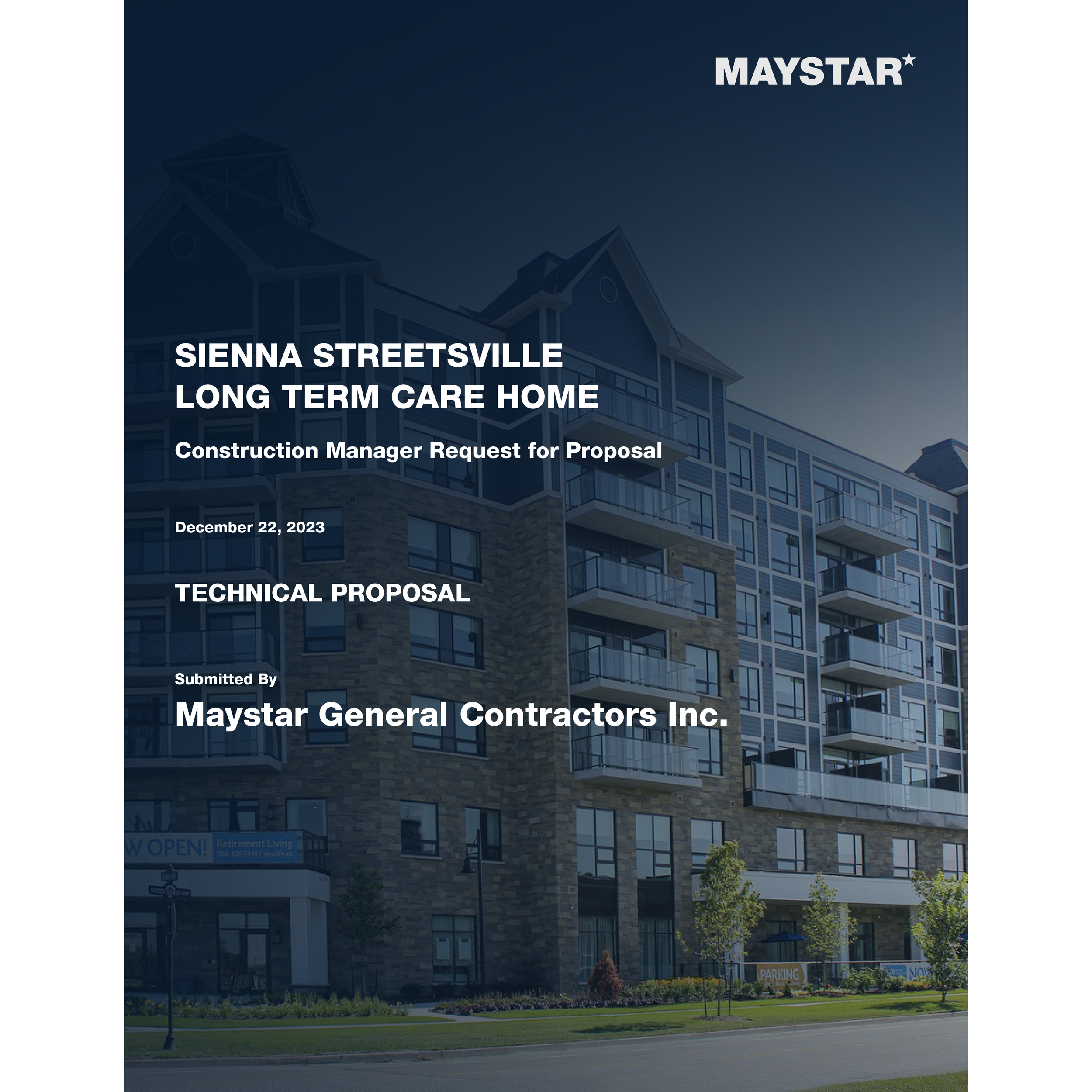 Proposal Template & Marketing Materials, Maystar