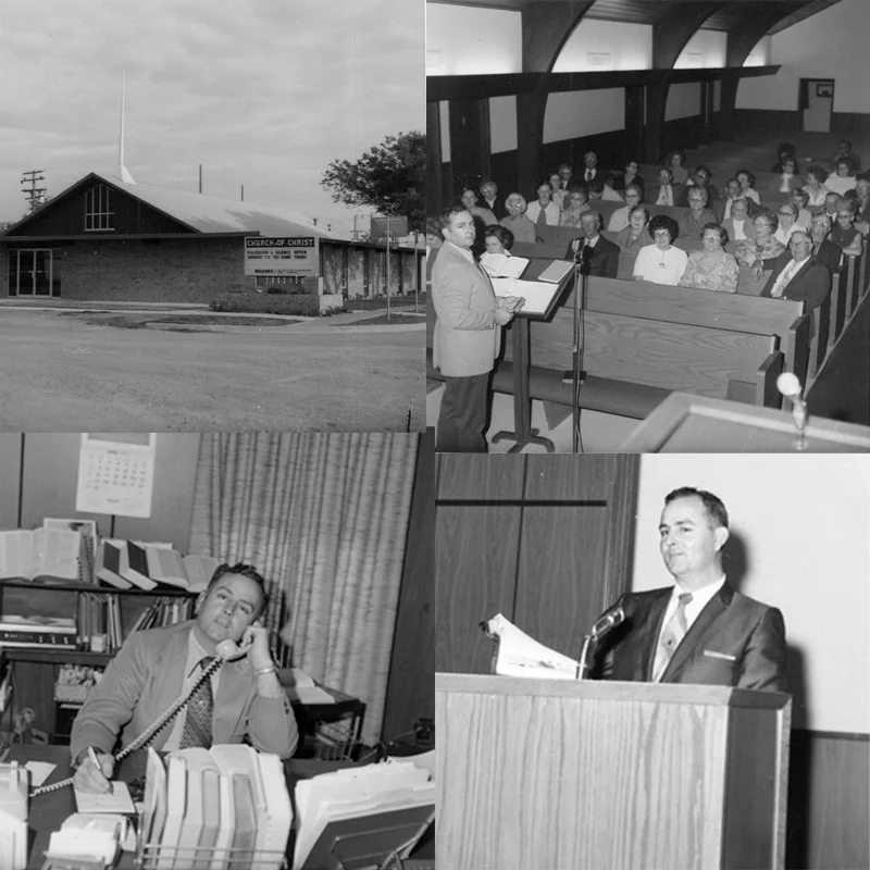 Joe Blakeney would serve as the first minister at the new building and would continue his ministry there until 1984.