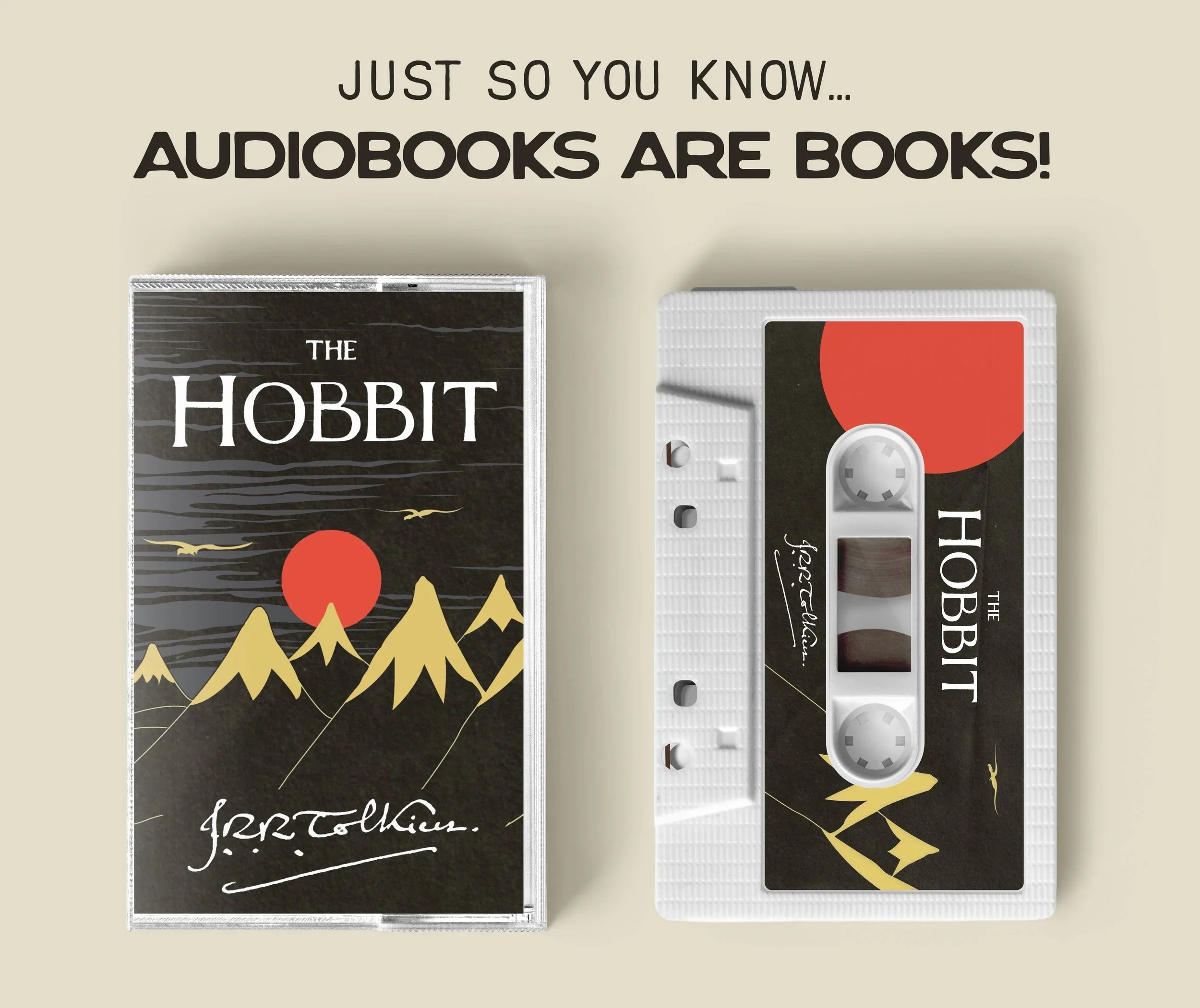 Just so you know… Audiobooks are Books