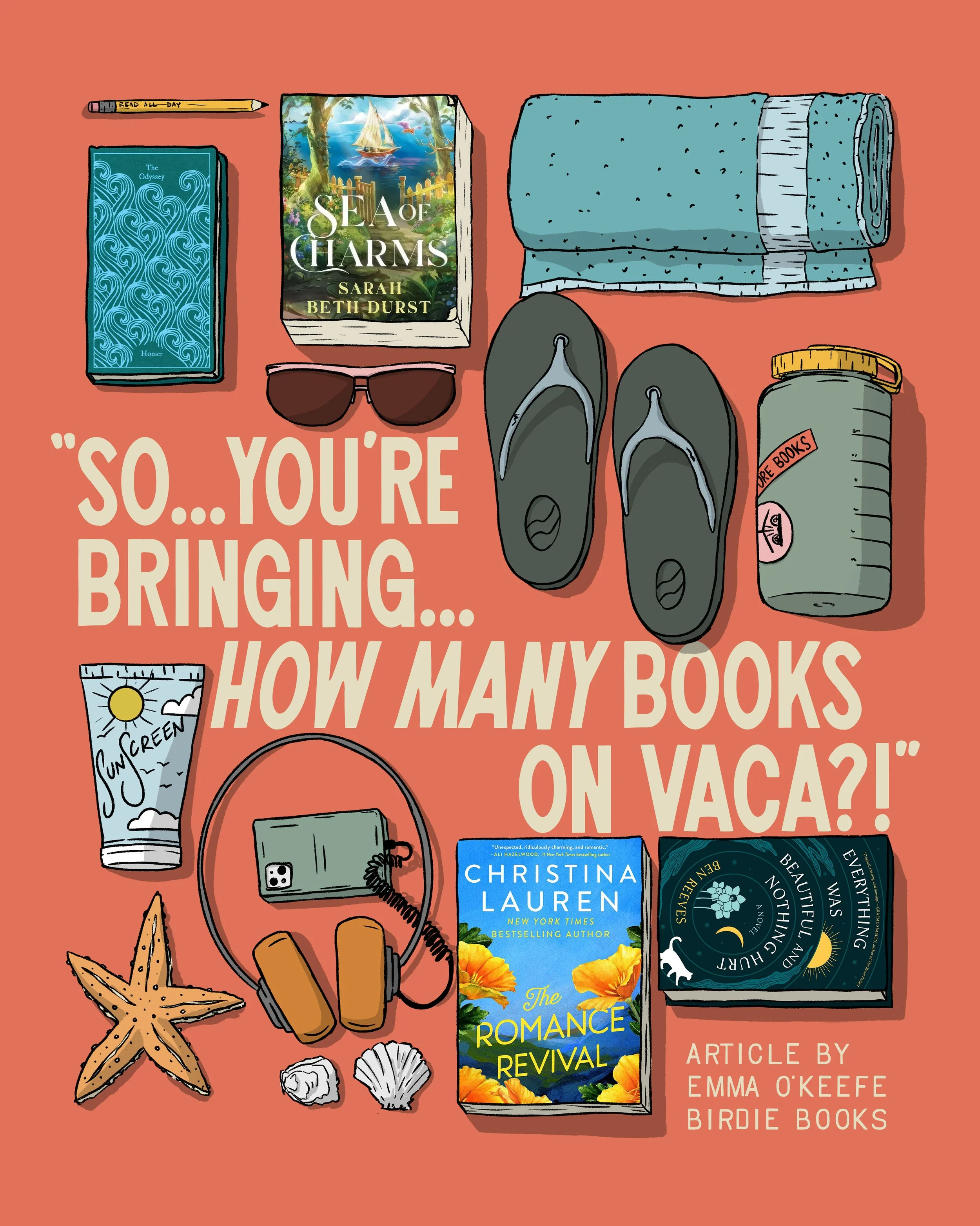 The Great Vacation Book Packing Dilemma
