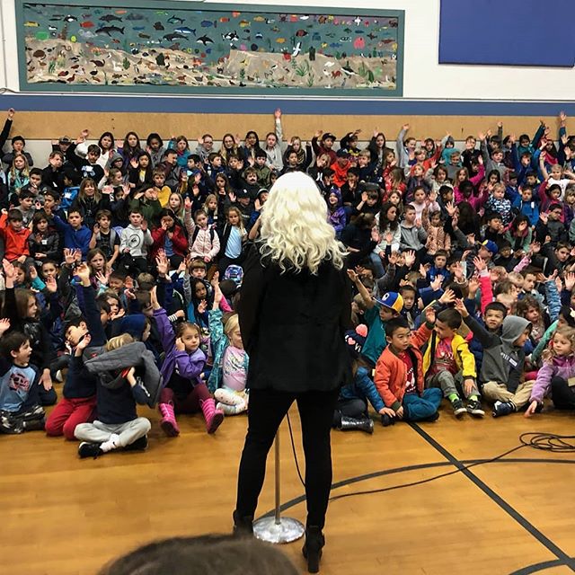 A very special visitor @cynthiabtwf surprised Springhill Elementary this week to talk all things kindness with some very excited kiddos. Thank you @mayabtwf @btwfoundation for continuing to build a kinder braver world. It's catching on in Lafayette j
