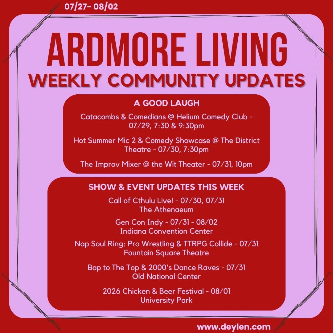 Embrace your inner nerd this week in Indianapolis! Plenty of fun and exciting things to make your week a bit more magical, and the perfect opportunity to try something new!