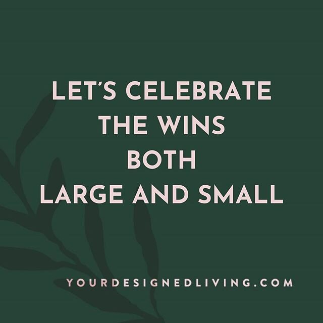 Do you celebrate every win? Even those teeny tiny ones that no one likely knows about but you?

This is one strategy that I teach each and every client. It&rsquo;s that the small, simple and sustainable steps are the ones that help you win the race.
