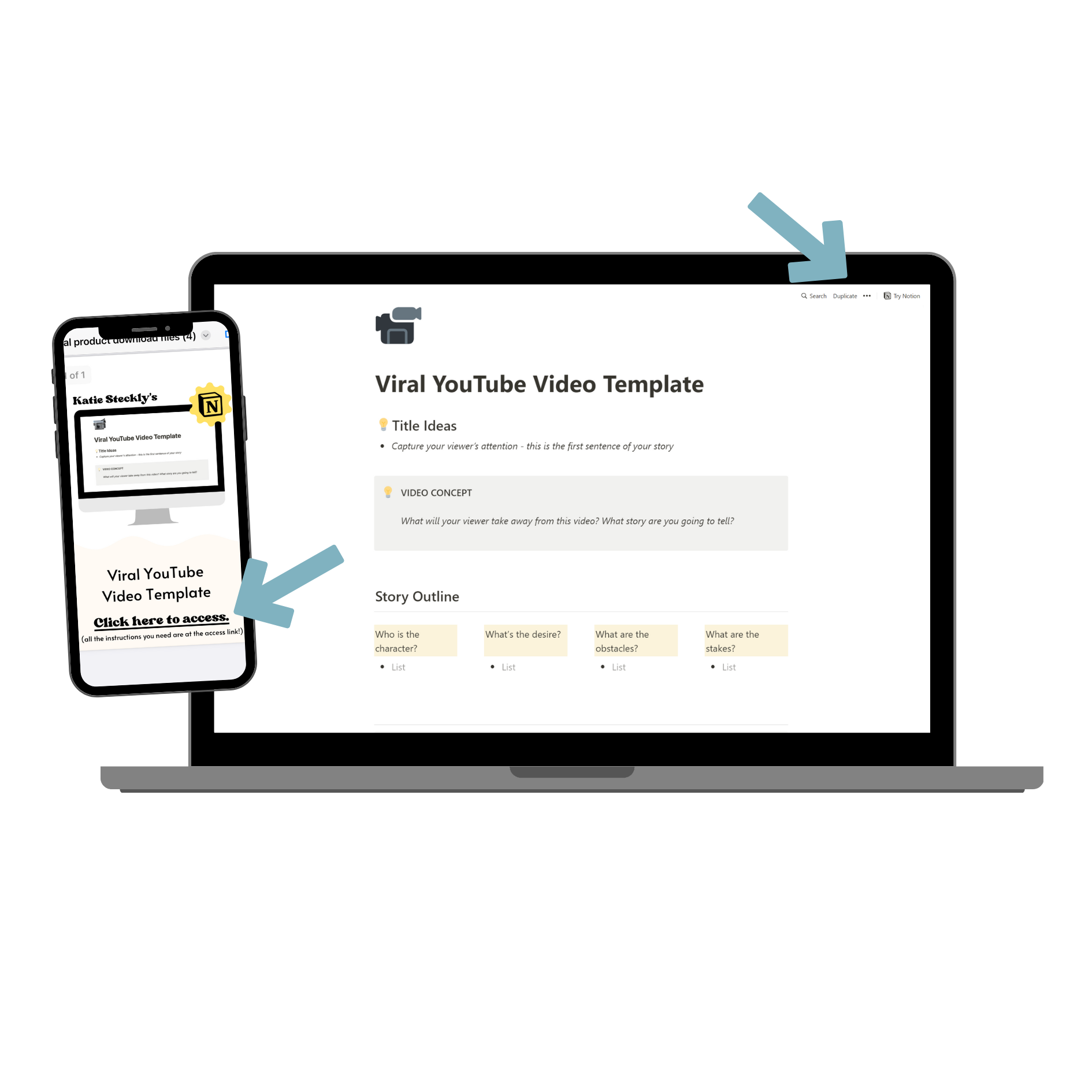 Viral YouTube Script Template — Katie Steckly
