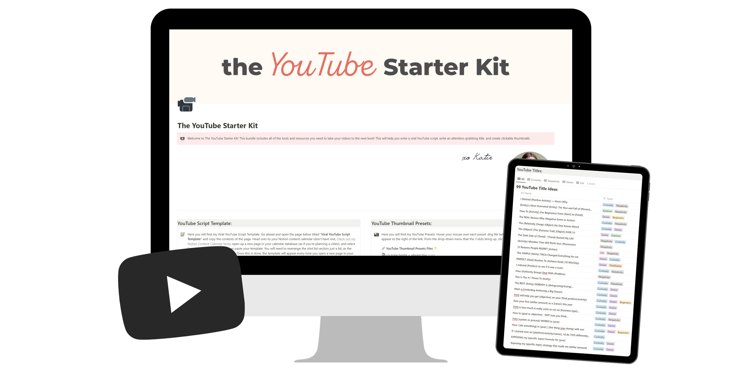 YouTube Starter Kit โ Katie Steckly