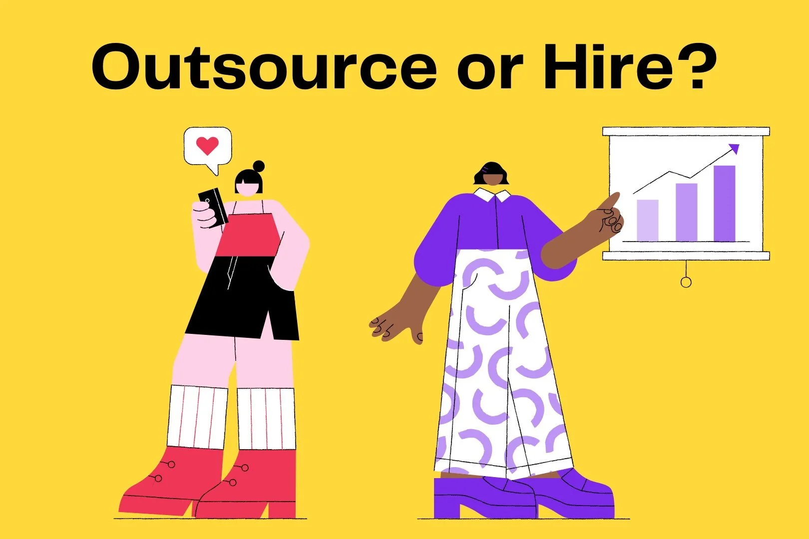 When to outsource your social media management and when to hire internally