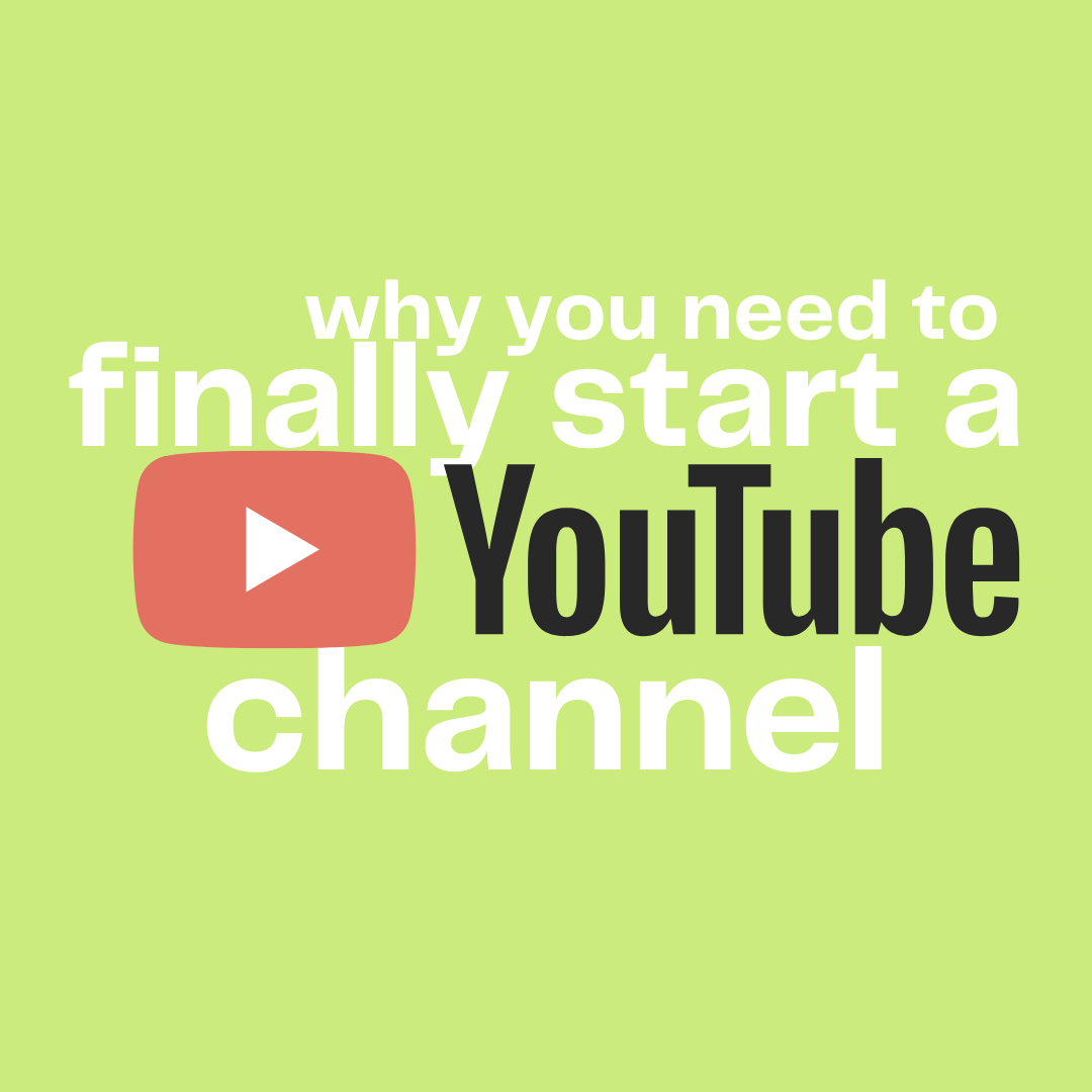 Why you need to (finally) start a YouTube channel episode artwork