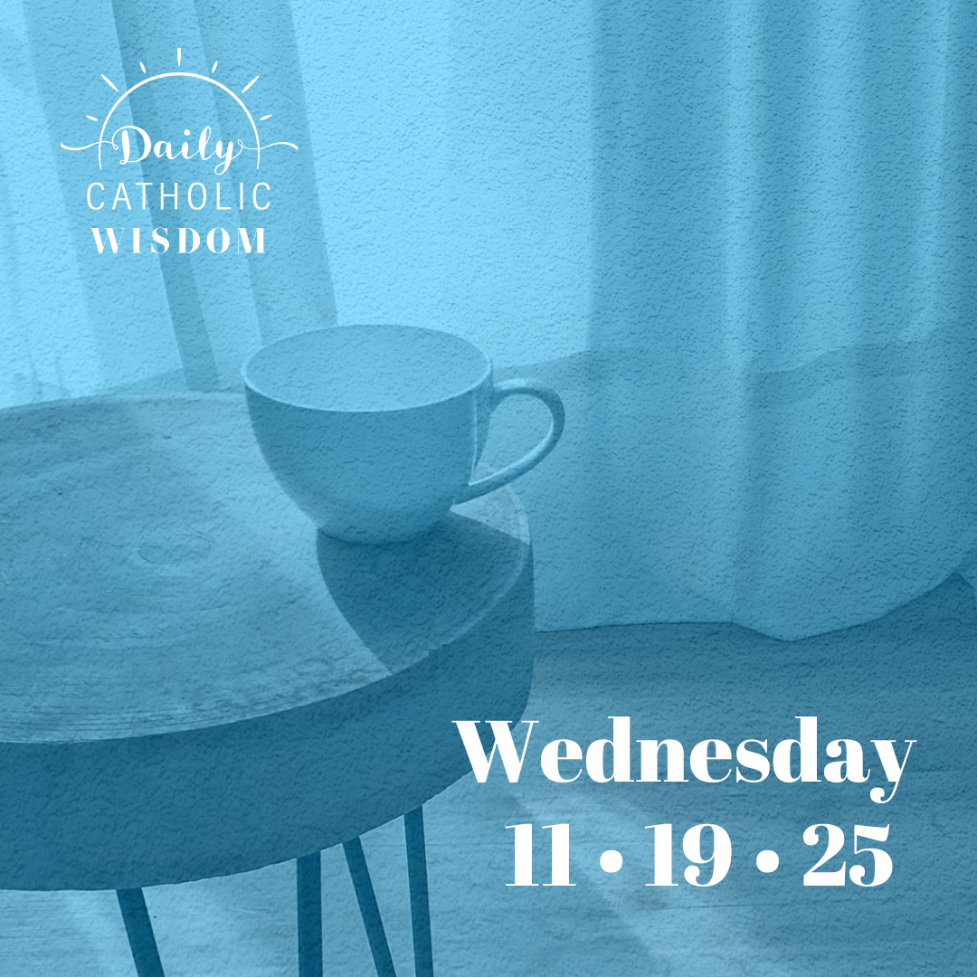 More wisdom from Fr. James Kubicki, S.J.
