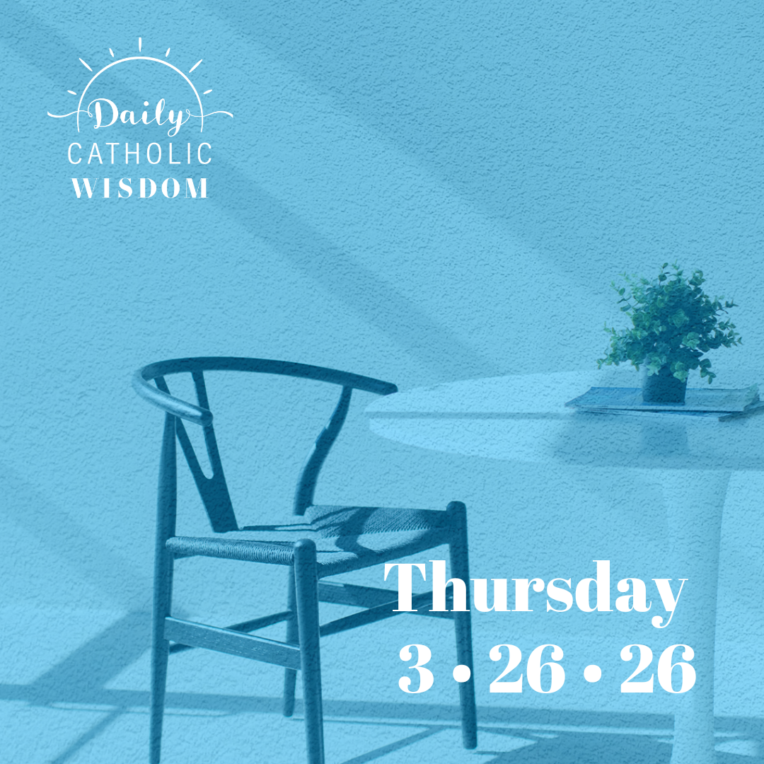 Wisdom from Pope Benedict XVI