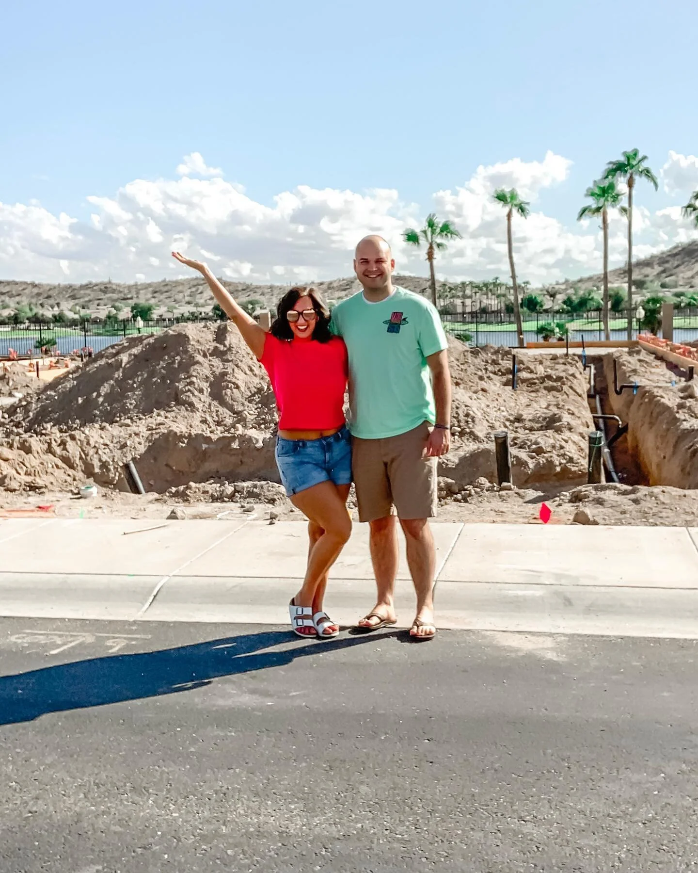 First picture at our new house!