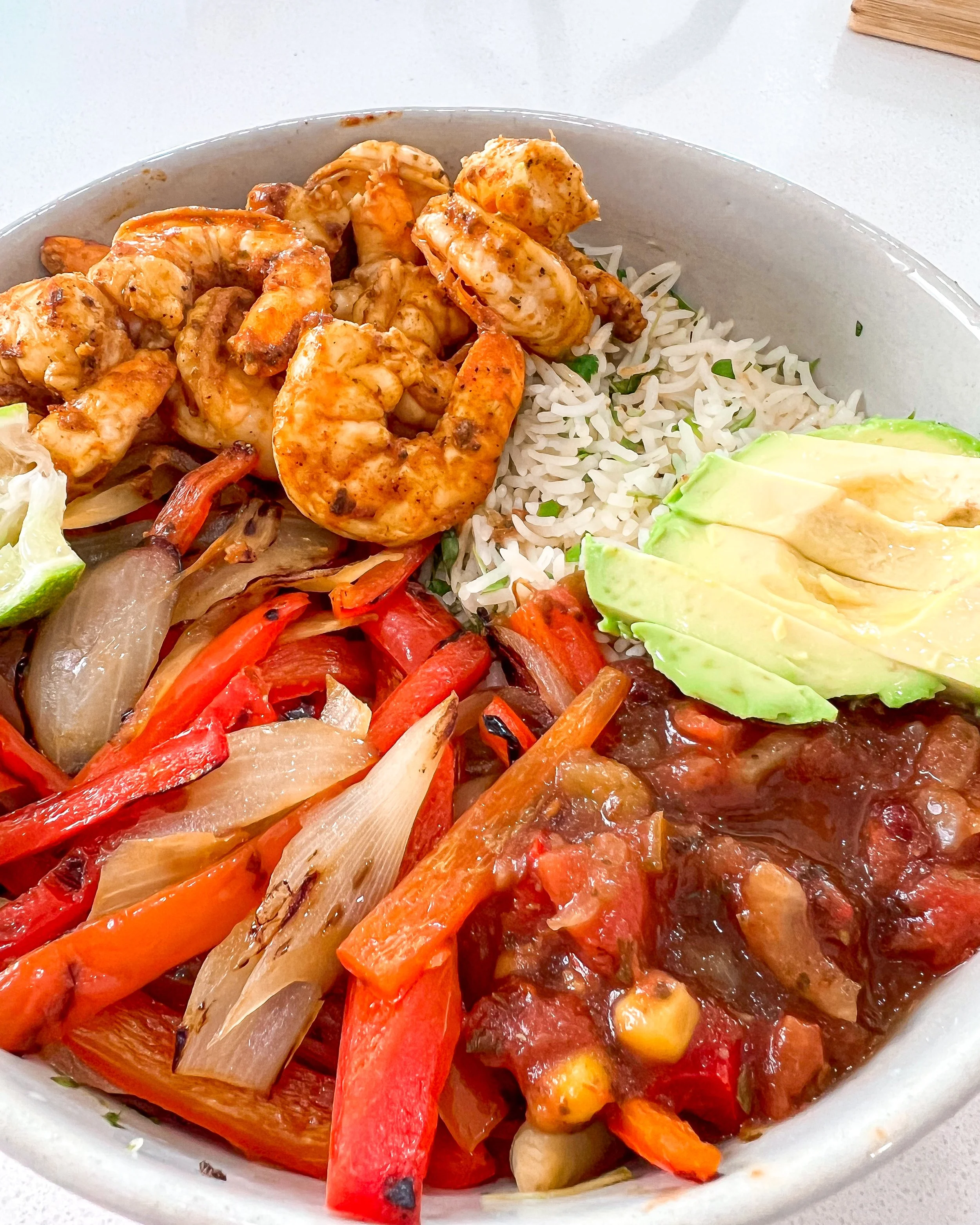 Shrimp Fajita Bowl