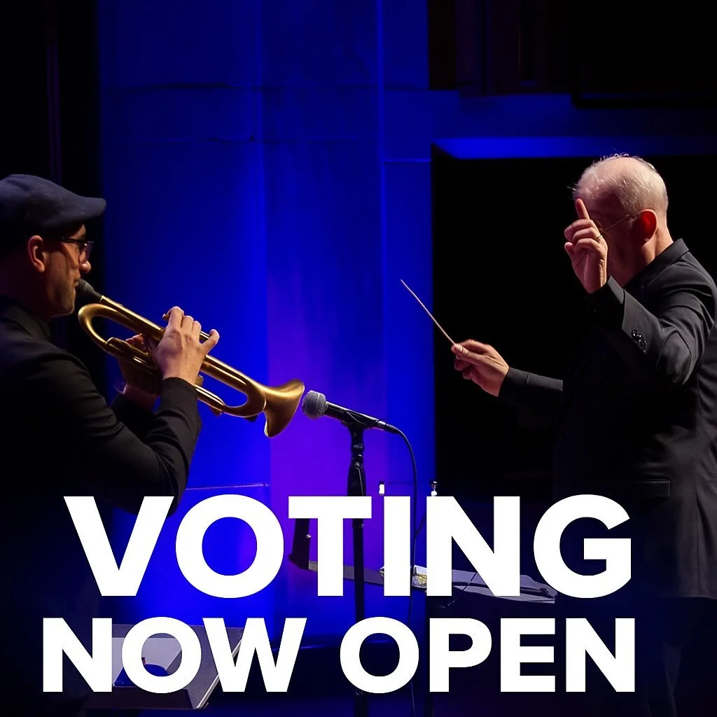 Get ready for a brass concert built by you:

The link is now open for voting!
(Link in bio) 

You&rsquo;ll choose your favorite piece from each category/genre, and then during the concert, you&rsquo;ll help us pick a few more live&mdash;right from yo