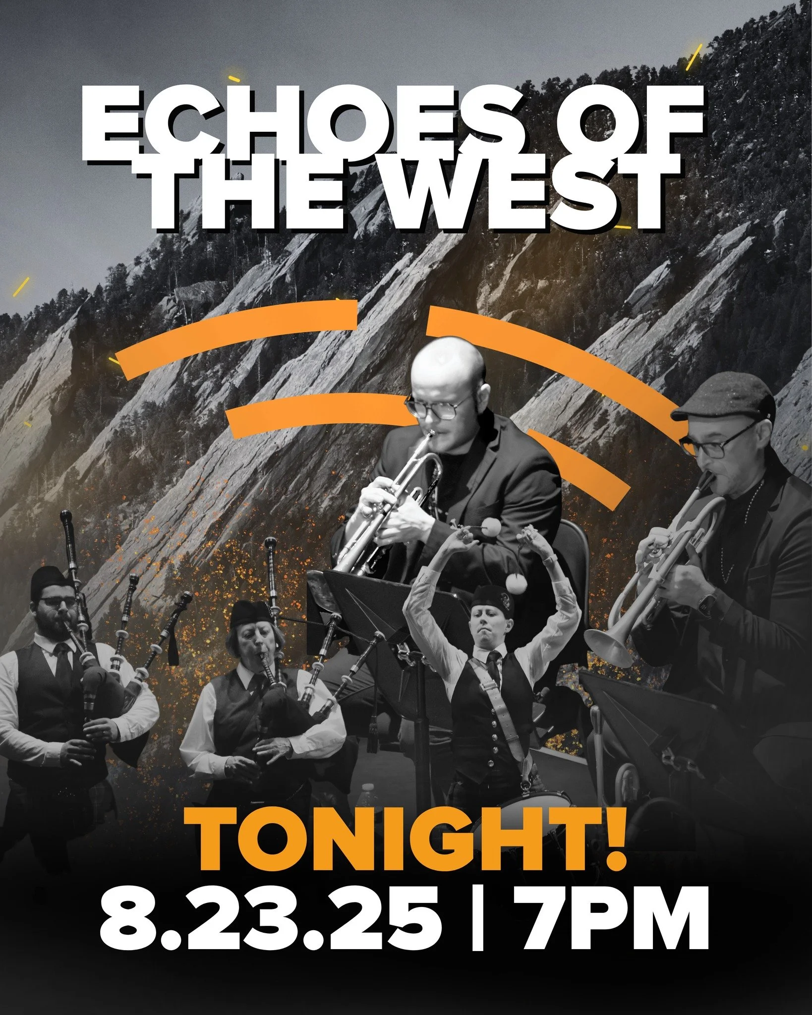 We can't wait to be at the @longmontmuseum tonight for Echoes of the West!
Get your Bagpipes &amp; Brass fix now before the long wait until March. 💚
General Admission Tickets and Children 12 &amp; Under are FREE. Grab a blanket or lawn chair, bring 