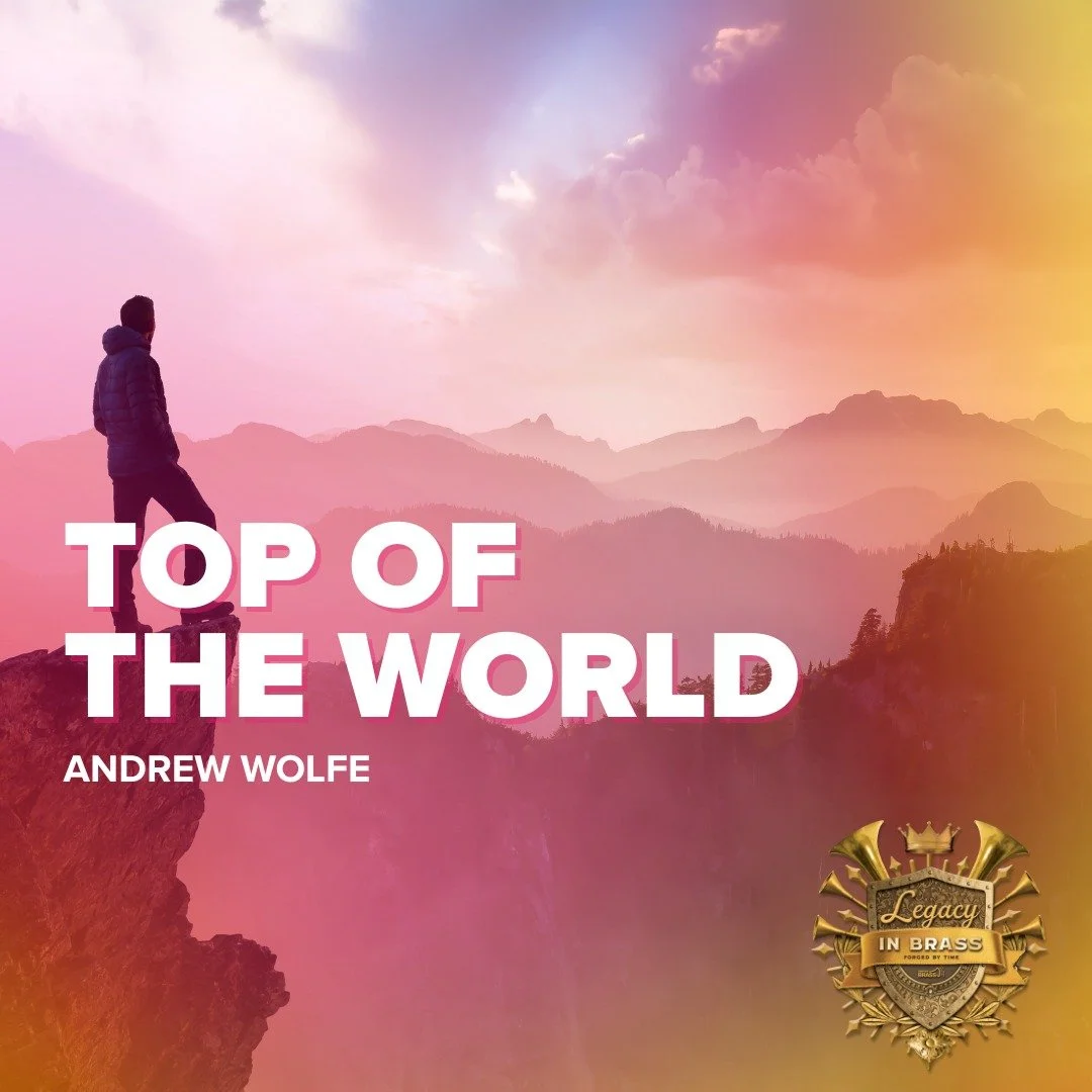 🎺 Pure brass joy.
Top of the World by Andy Wolfe honors Joe &amp; Nancy Docksey &mdash; a life lived in music, love, and unstoppable momentum.
Triumphant. Radiant. Resilient.
#DenverBrass #ForgedByTime #TopOfTheWorld #BrassLegacy #ColoradoCrafted #C
