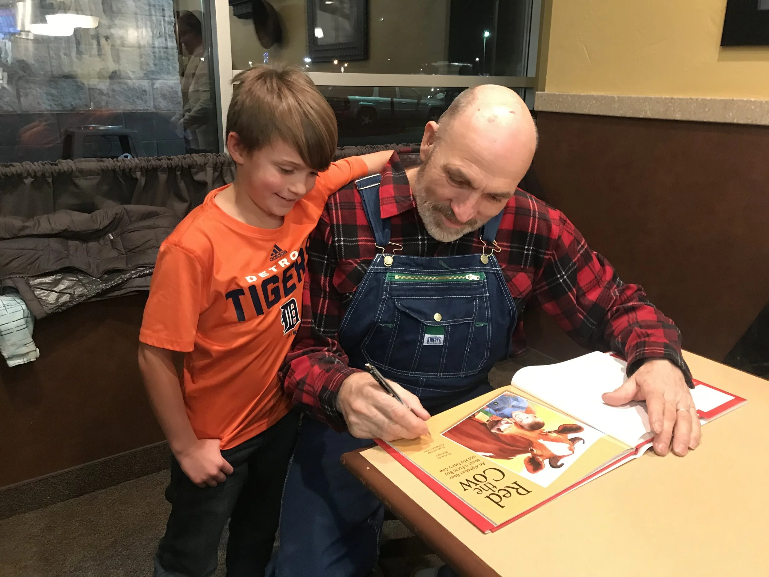 Book signing at Westphalia Historical Society of Michigan