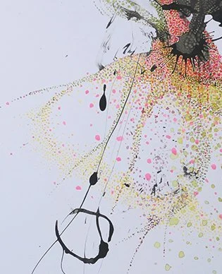  70 cm x 50 cm Ink on 300 g/m² Fabriano 5, HP, watercolor paper 2021 