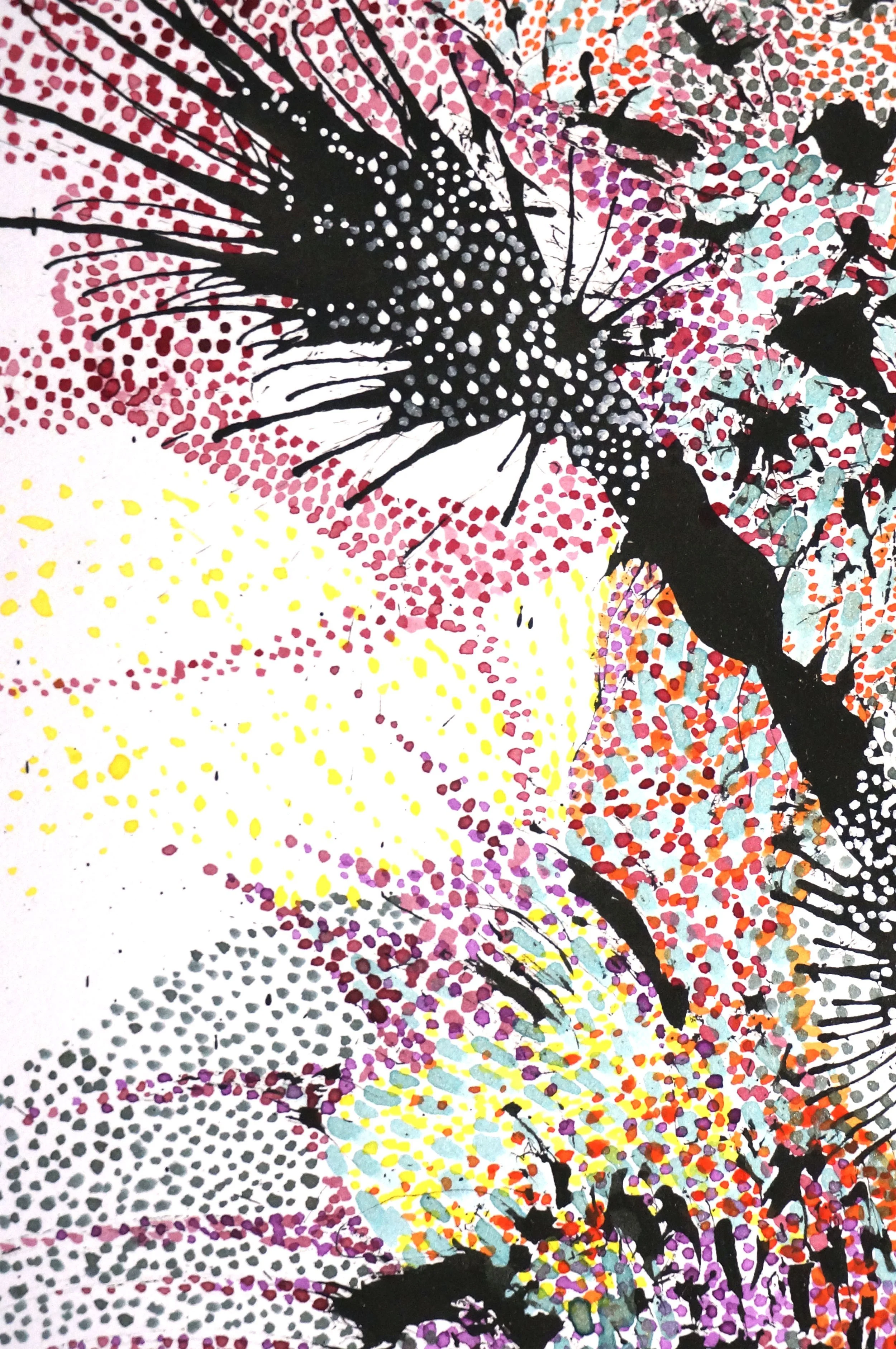  70 cm x 50 cm Ink on 300 g/m² Fabriano 5, HP, watercolor paper 2021 