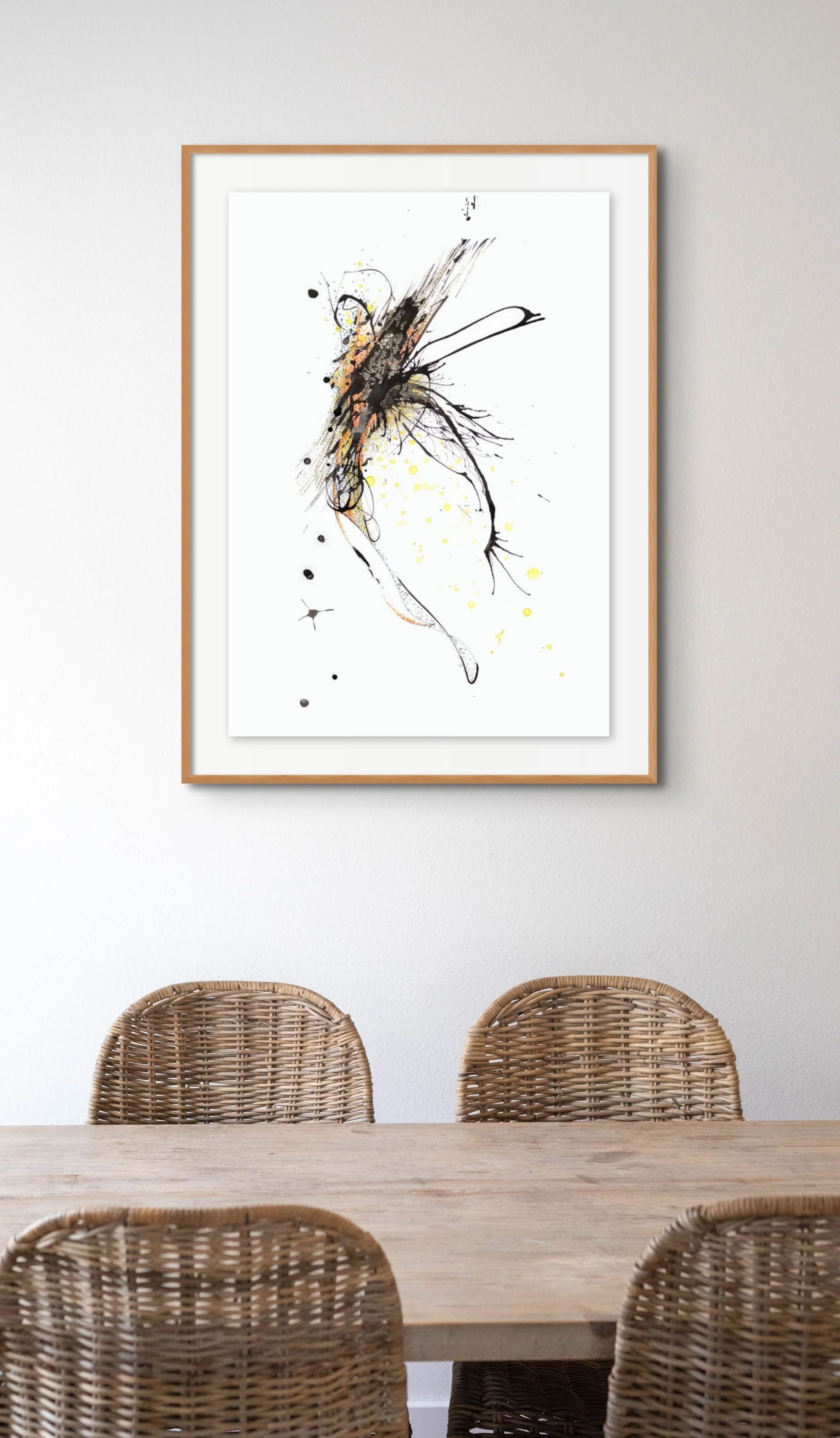  70 cm x 50 cm Ink on 300 g/m² Fabriano 5, HP, watercolor paper 2021 