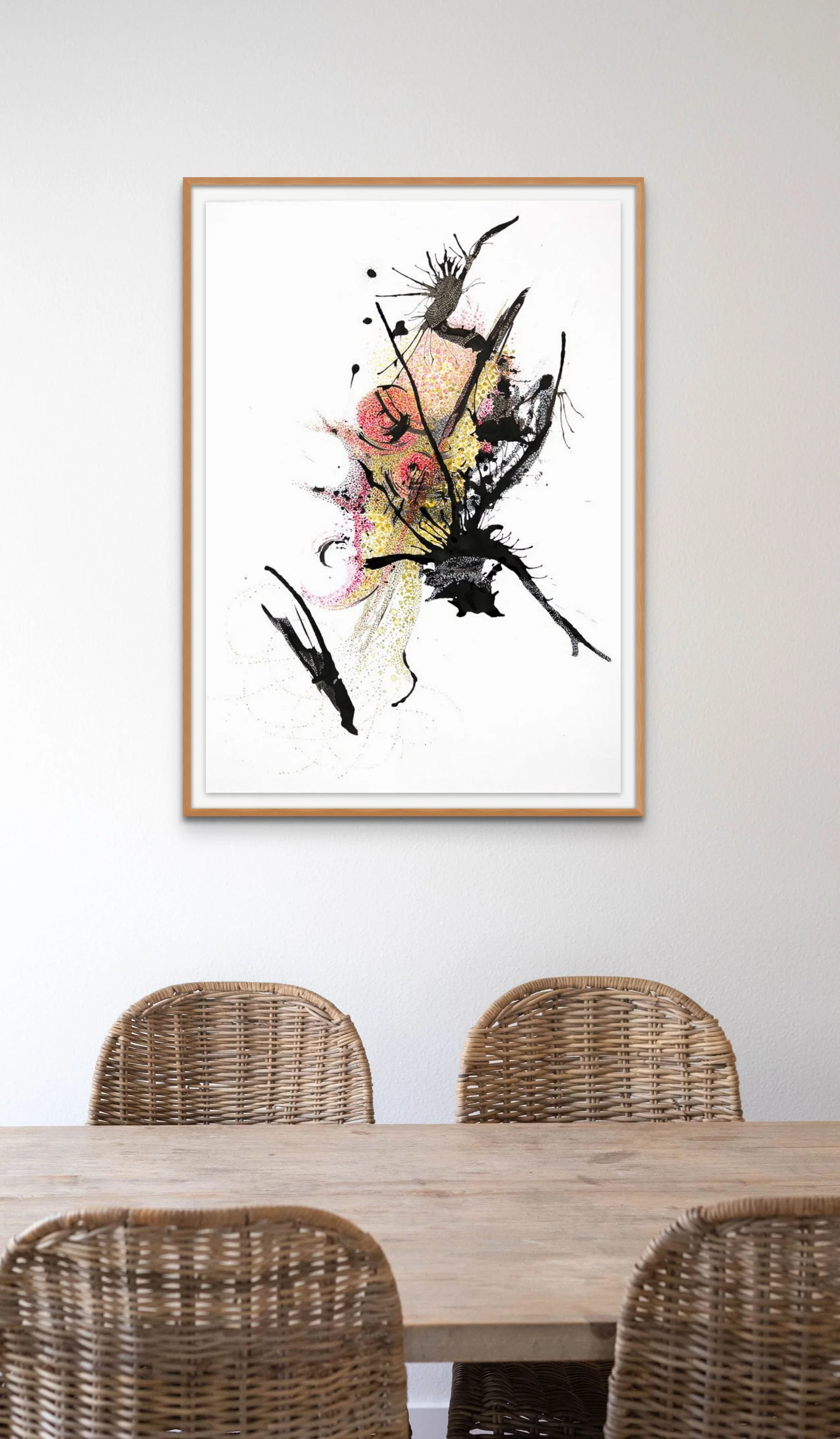  70 cm x 50 cm Ink on 300 g/m² Fabriano 5, HP, watercolor paper 2021 