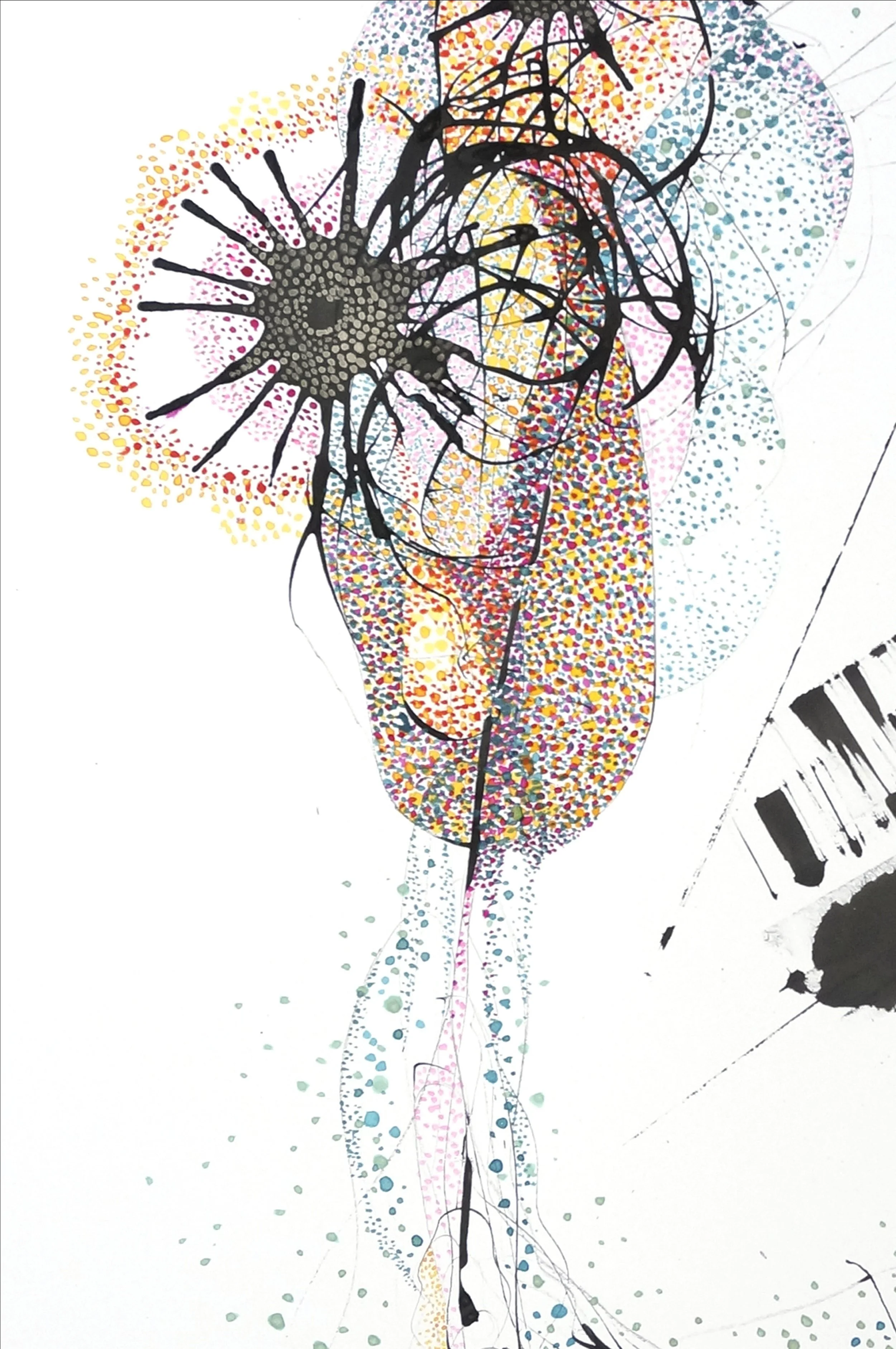  70 cm x 50 cm Ink on 300 g/m² Fabriano 5, HP, watercolor paper 2021 